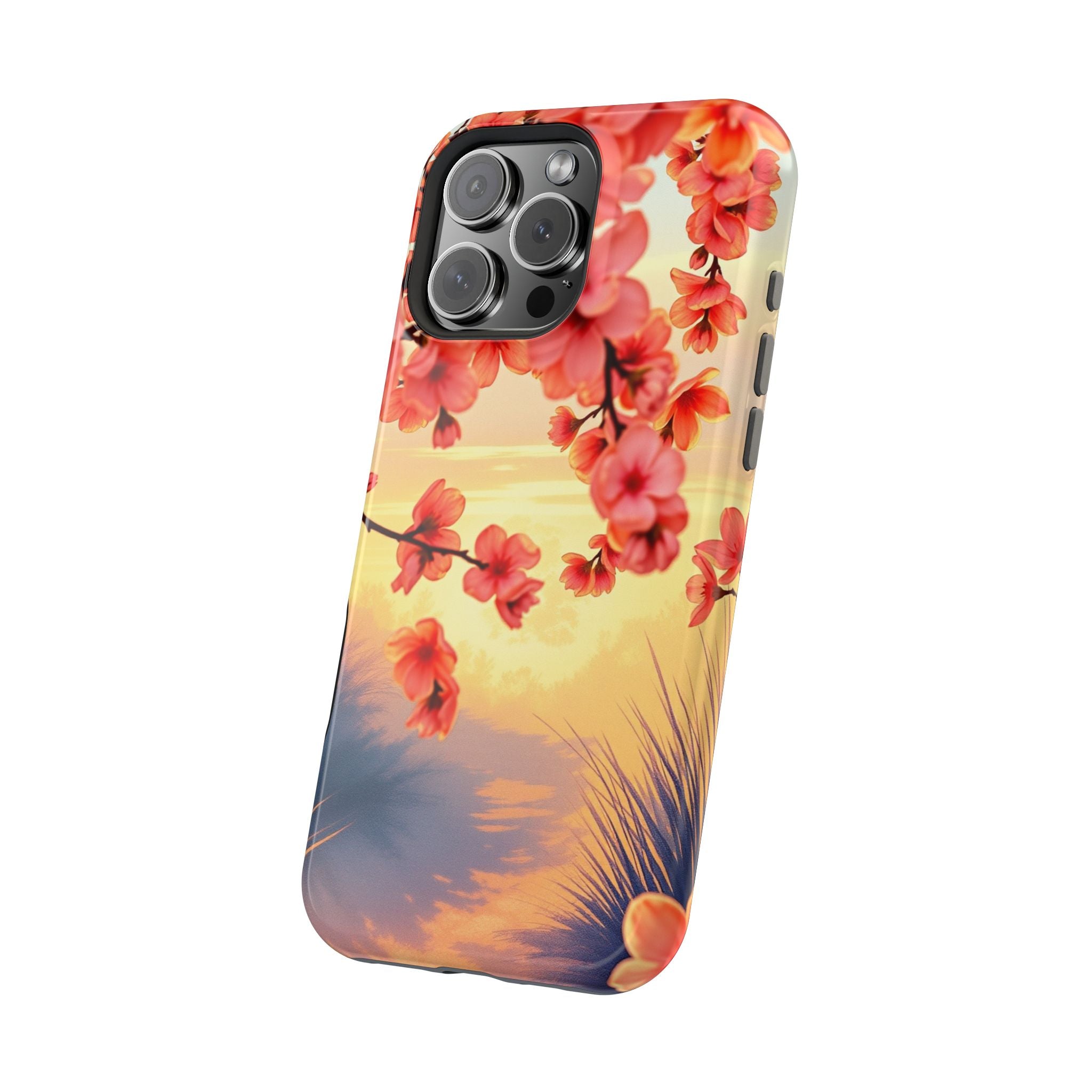 iPhone Sunset Amber And Peach Blossom Trail Slim Snap Cas Carry Case · iPhone Ca