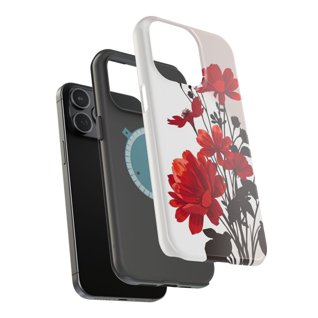 iPhone Floral Silhouette Cinematic Art Slim Snap Case · iPhone Case