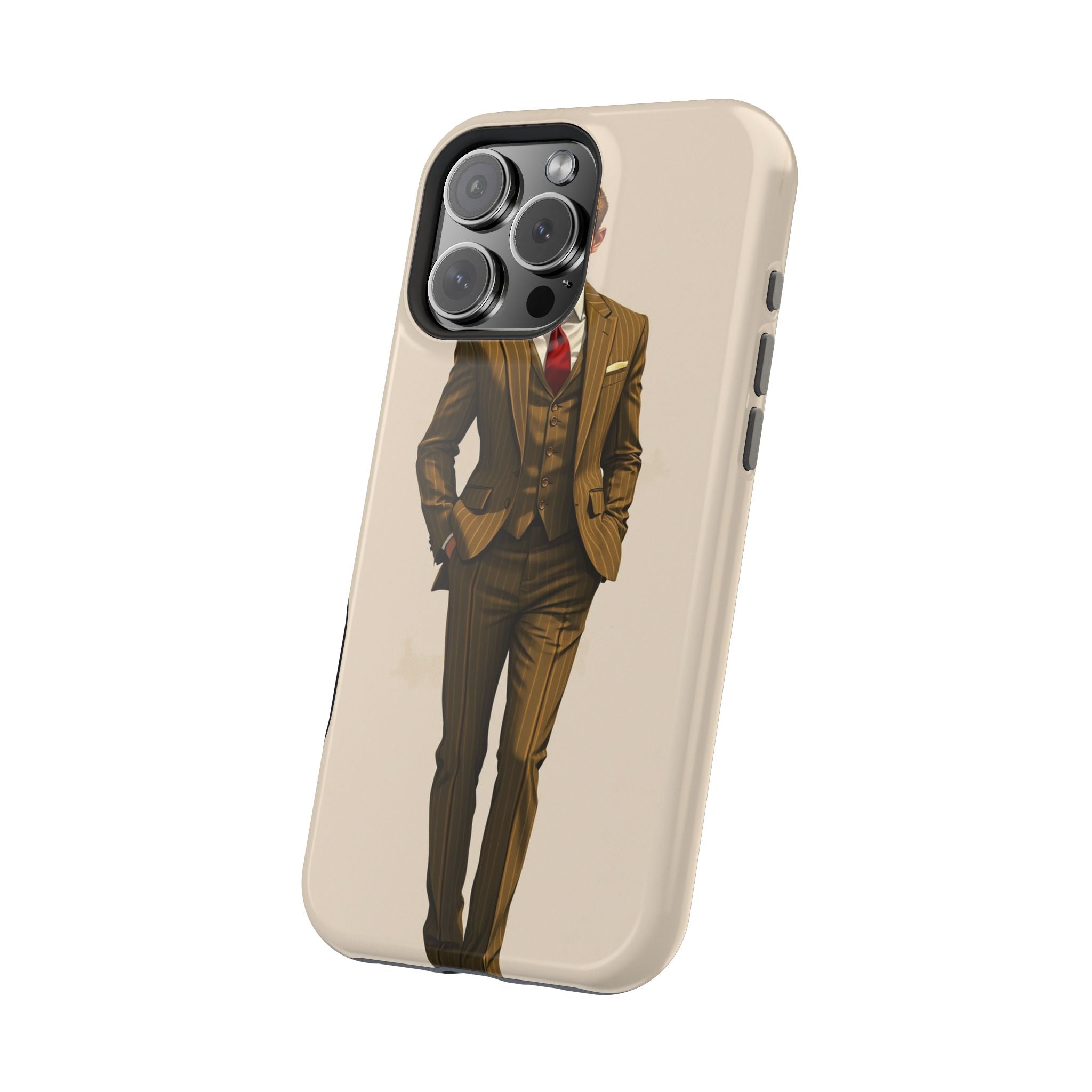 iPhone Pinstripe Suit Grunge Distressed Slim Everyday Designer Case · iPhone Cas