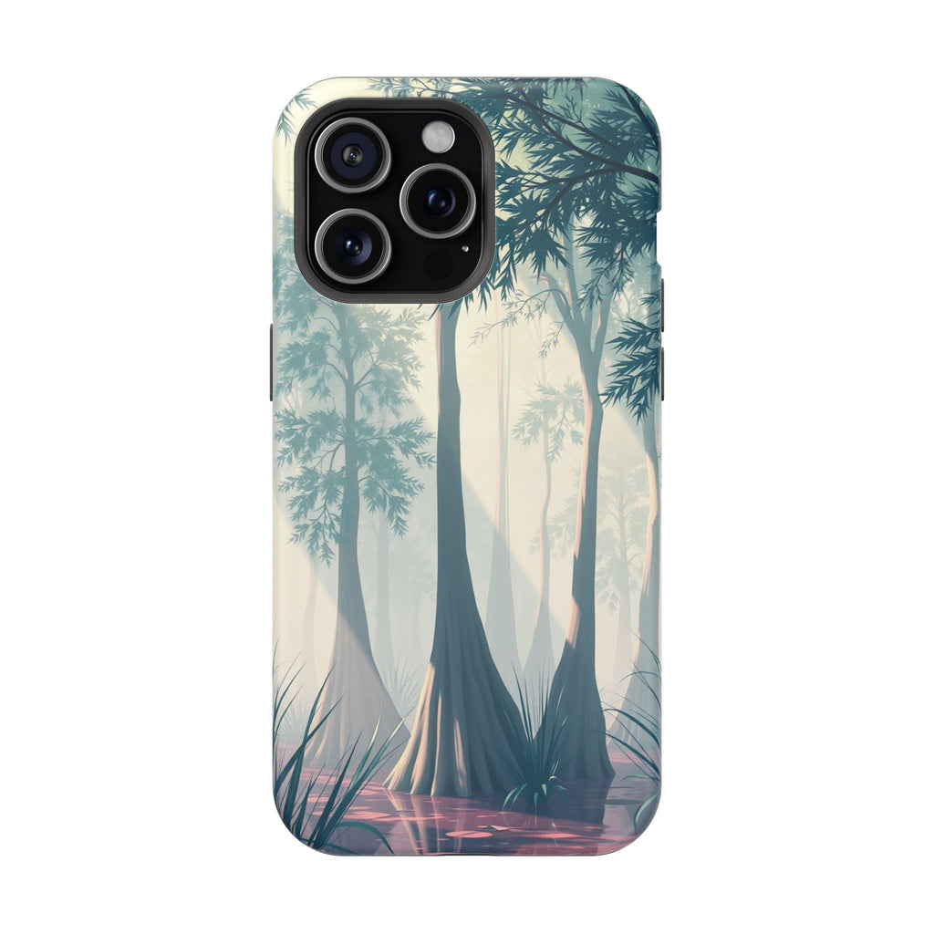 iPhone Mint And Blush Cypress Swamp Slim Everyday Designer Case · iPhone Case