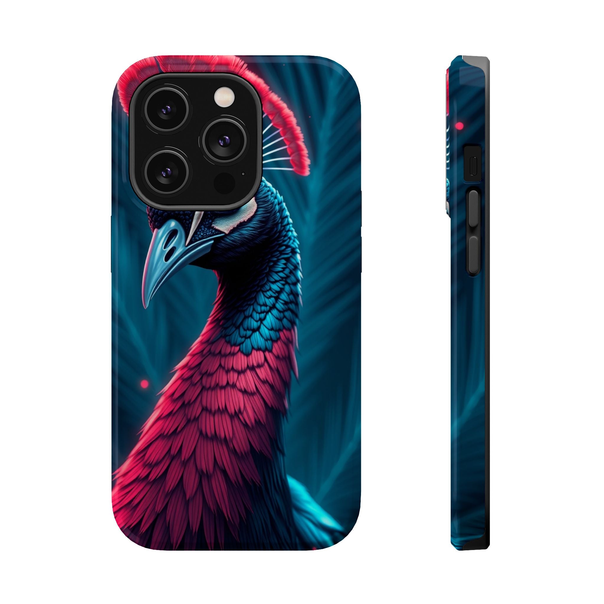 iPhone Nouveau Peacock Electric Art Slim Everyday Designer Case · iPhone Case