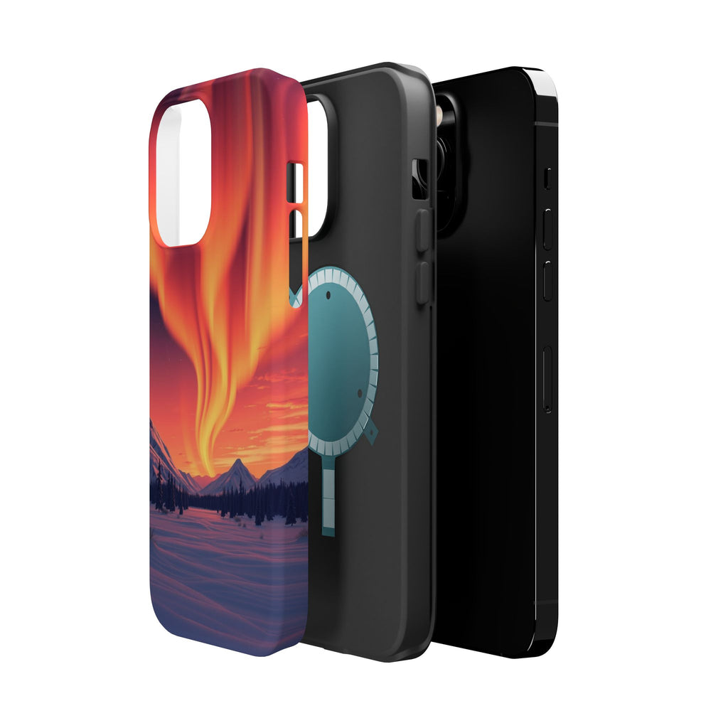 iPhone Sunset Amber And Peach Northern Lights Slim iPhone Everyday · iPhone Case