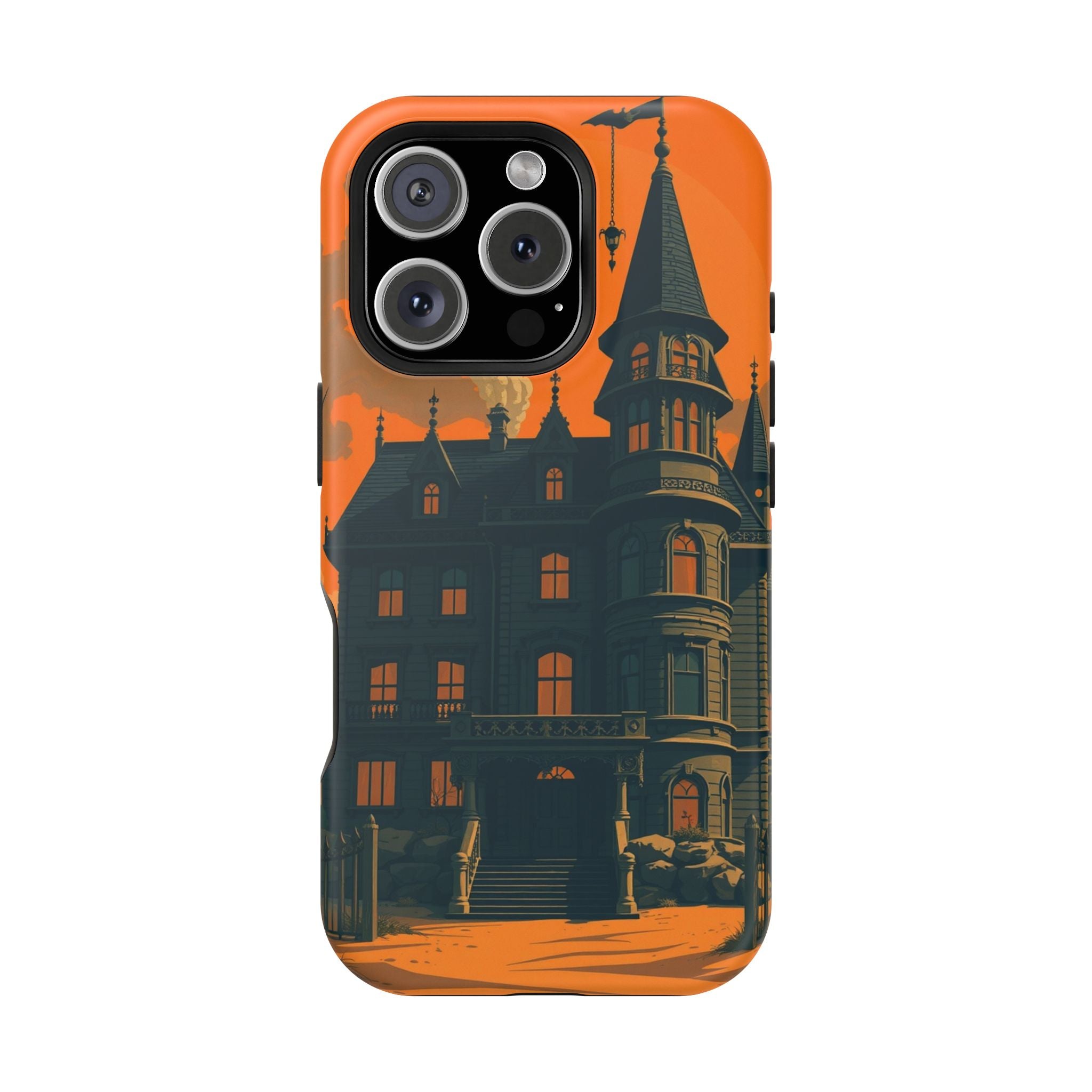 iPhone Vibrant Haunted Mansion Design Slim Everyday Designer Case · iPhone Case