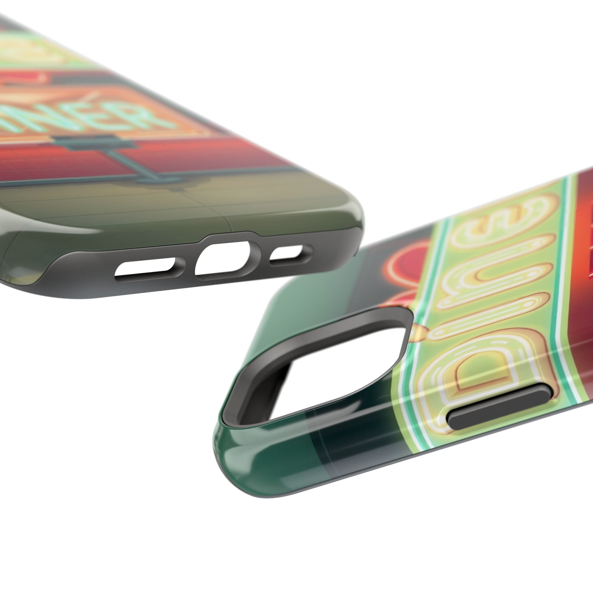 iPhone Neon Diner Sign Mystic Art Bold Modern Everyday Snap Case · iPhone Case