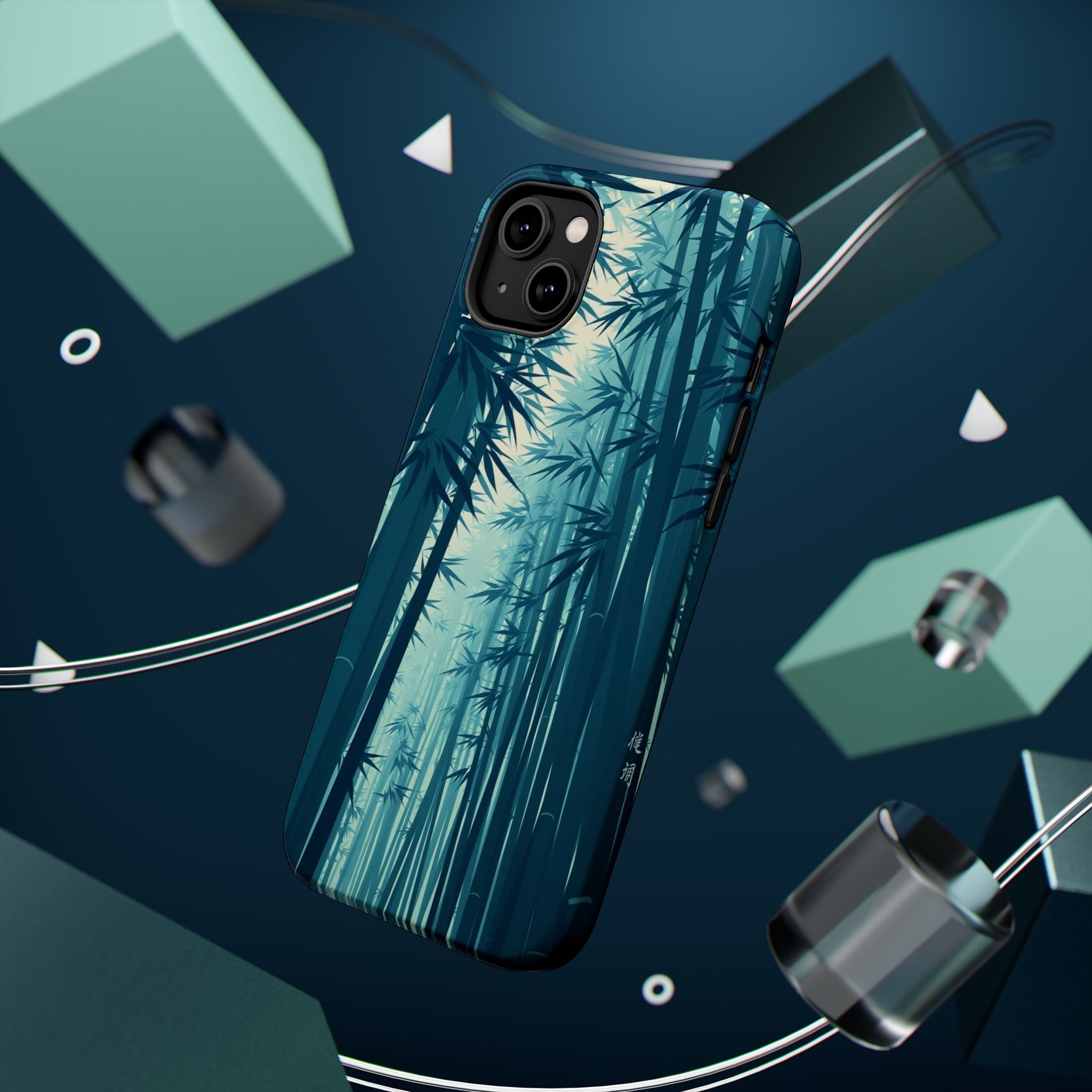 iPhone Mint And Blush Bamboo Grove 18 Slim Everyday Designer Case · iPhone Case