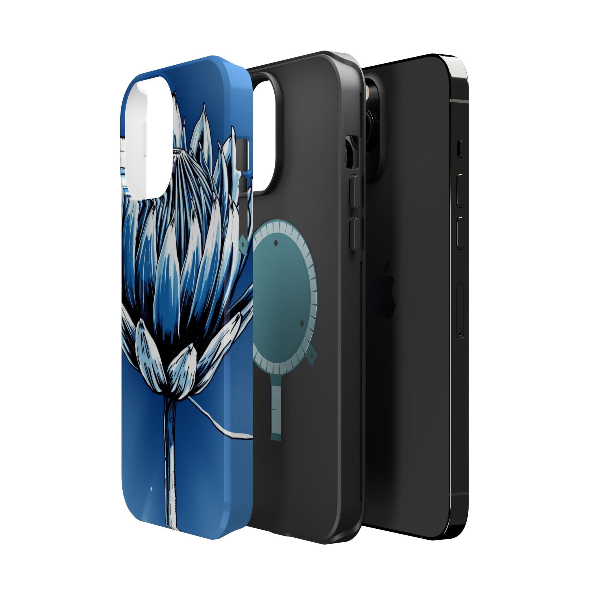 iPhone Protea Bold Hand-Drawn Sketch Slim Everyday Designer Case · iPhone Case