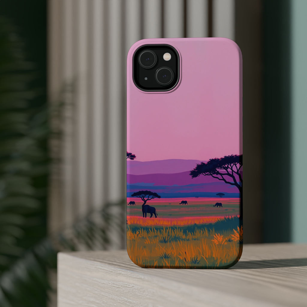 iPhone Savanna Horizon Electric Art Slim Everyday Designer Case · iPhone Case