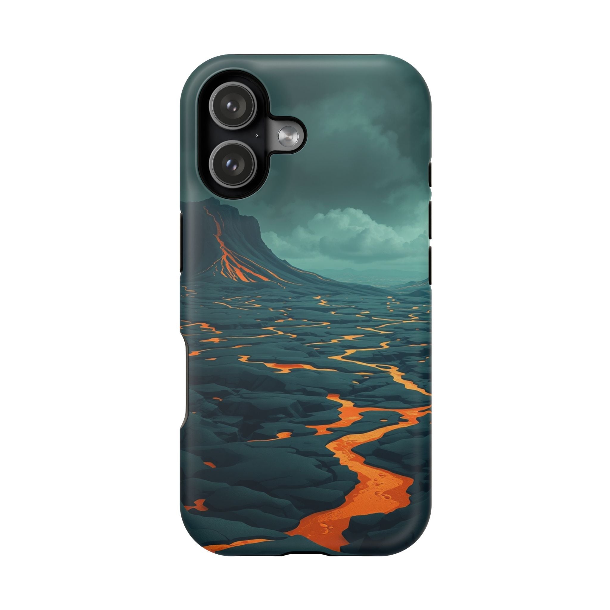 iPhone Radiant Lava Field Design 18 Slim Everyday Designer Case · iPhone Case