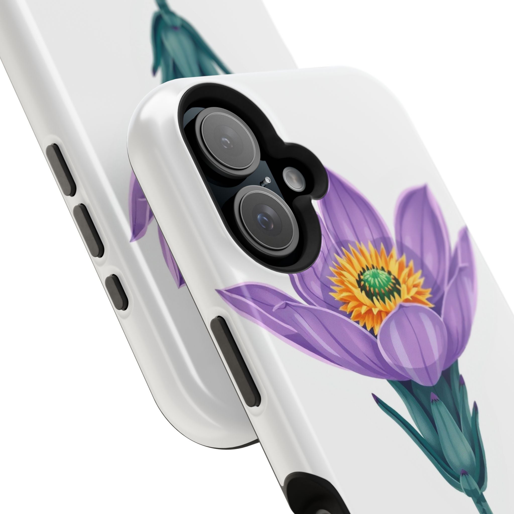 iPhone Indigo And Violet Desert Flower Slim Everyday Designer Case · iPhone Case