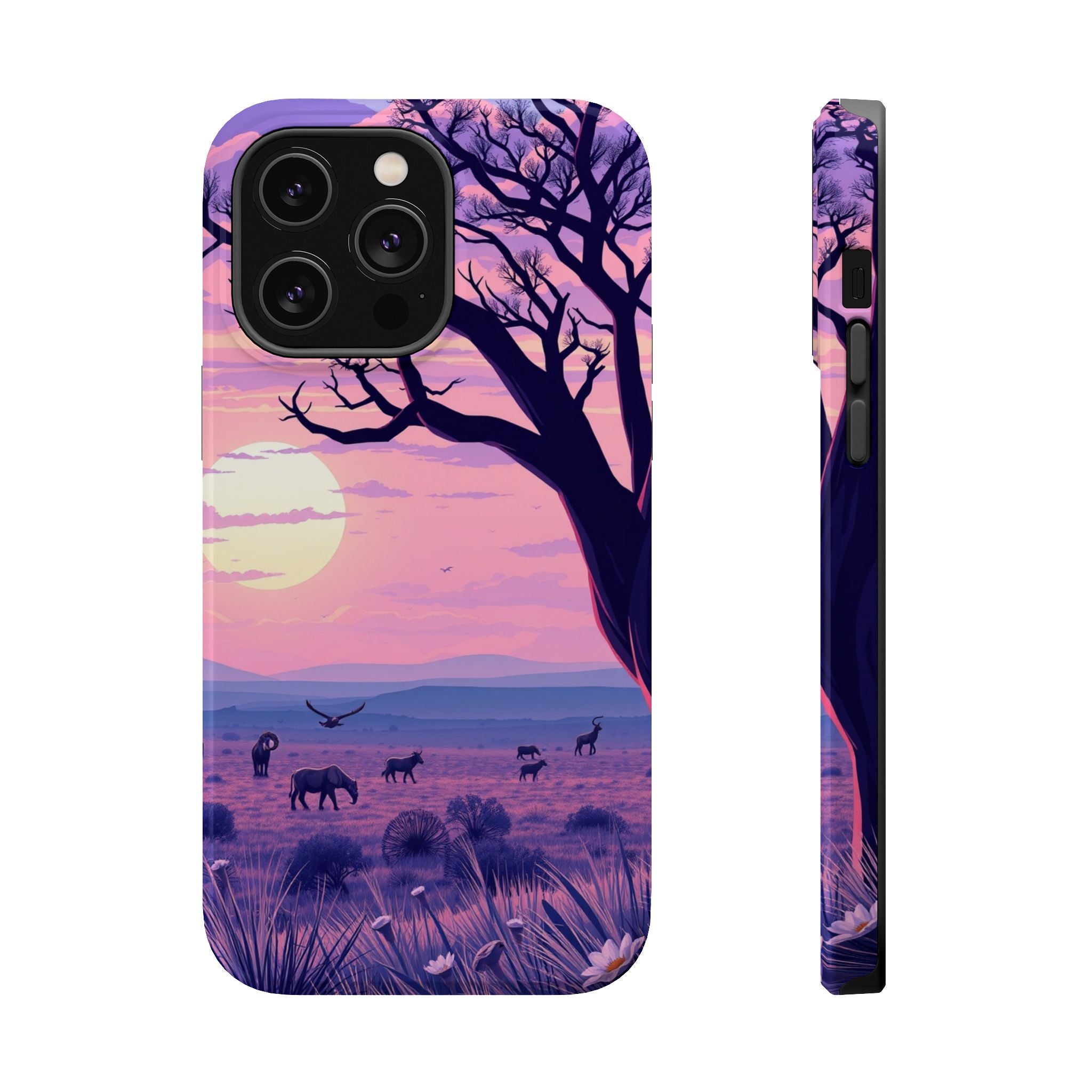iPhone Lavender And Pearl Savanna Horizon Slim iPhone Everyday Designer · iPhone