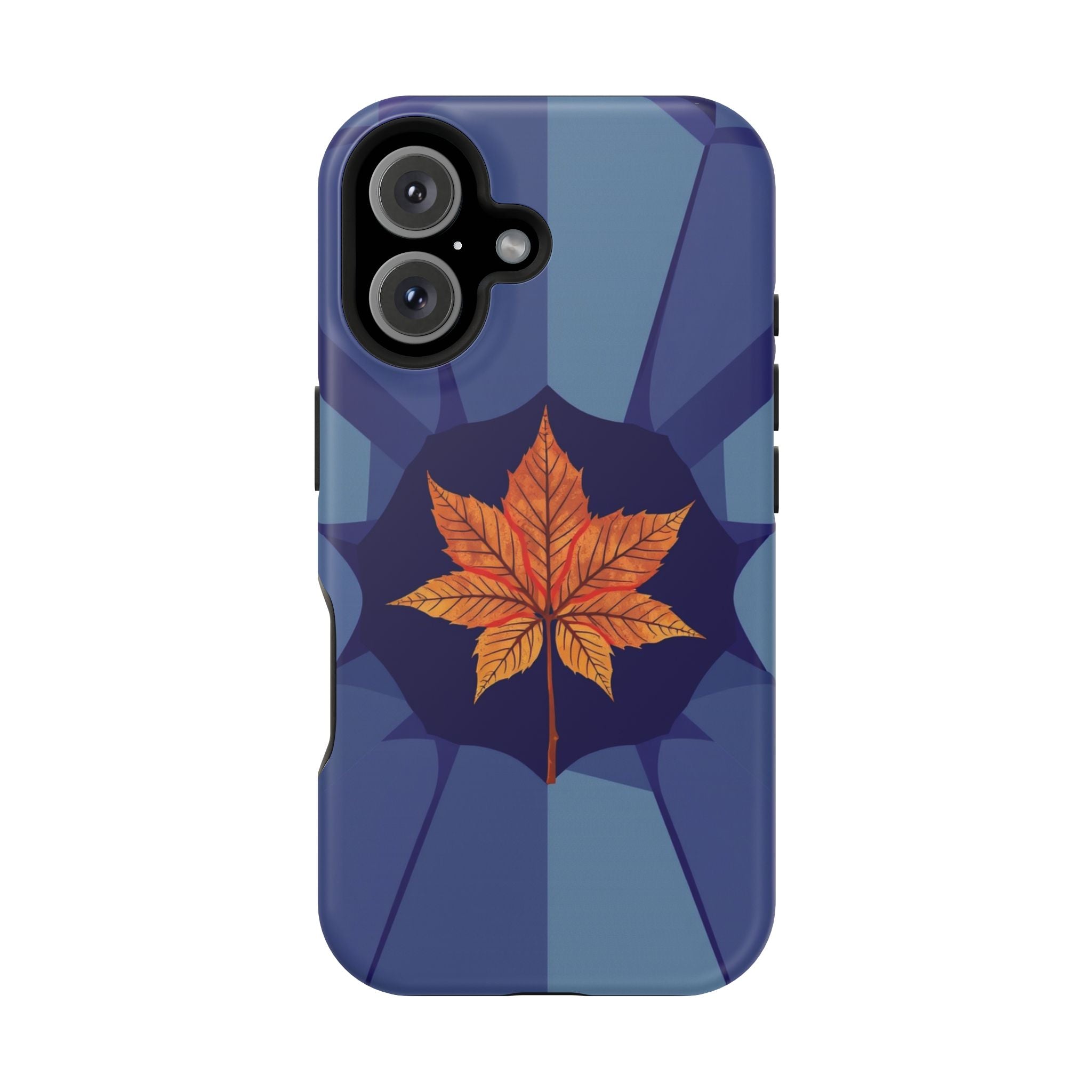 iPhone Autumn Maple Abstract Geometric Slim Everyday Designer Case · iPhone Case