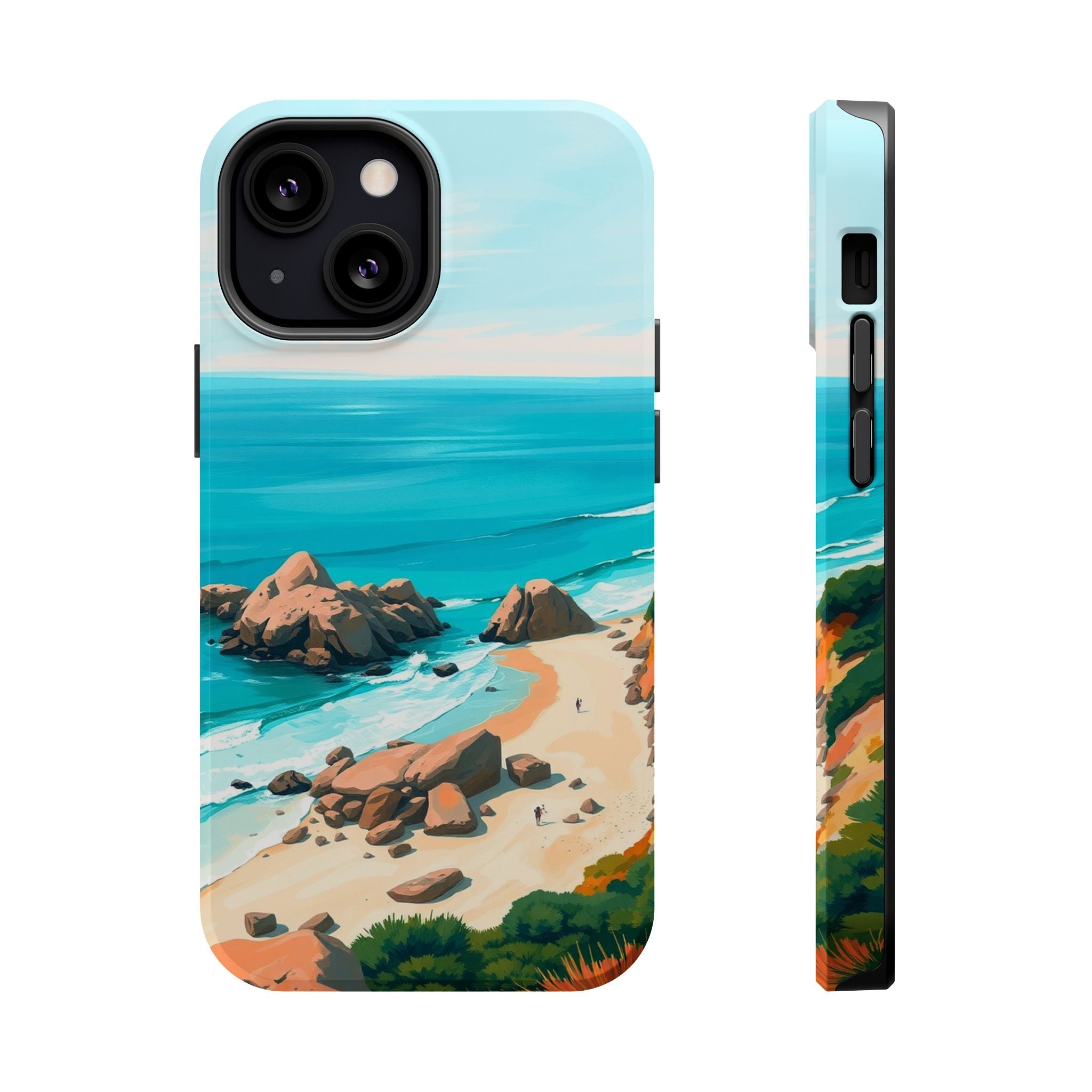 iPhone Pebble Beach Cinematic Art Bold Modern Everyday Snap Case · iPhone Case