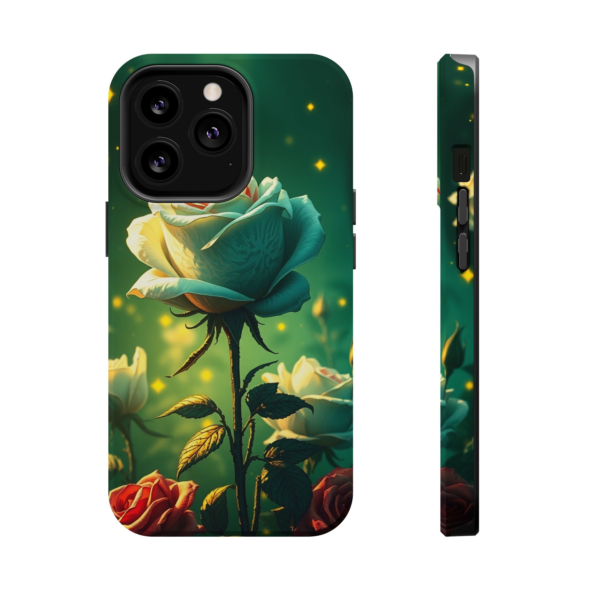 iPhone Earthy Rose Garden Design Bold Modern Everyday Snap Case · iPhone Case