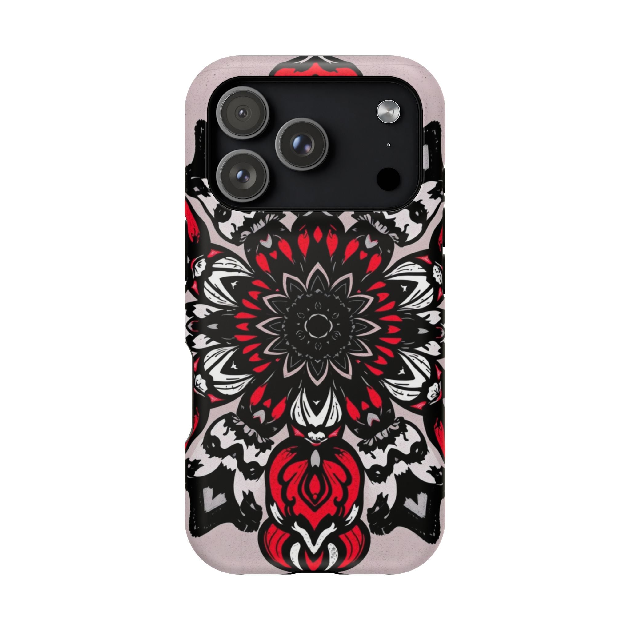 iPhone Floral Mandala Bold Art Slim Everyday Designer Case · iPhone Case
