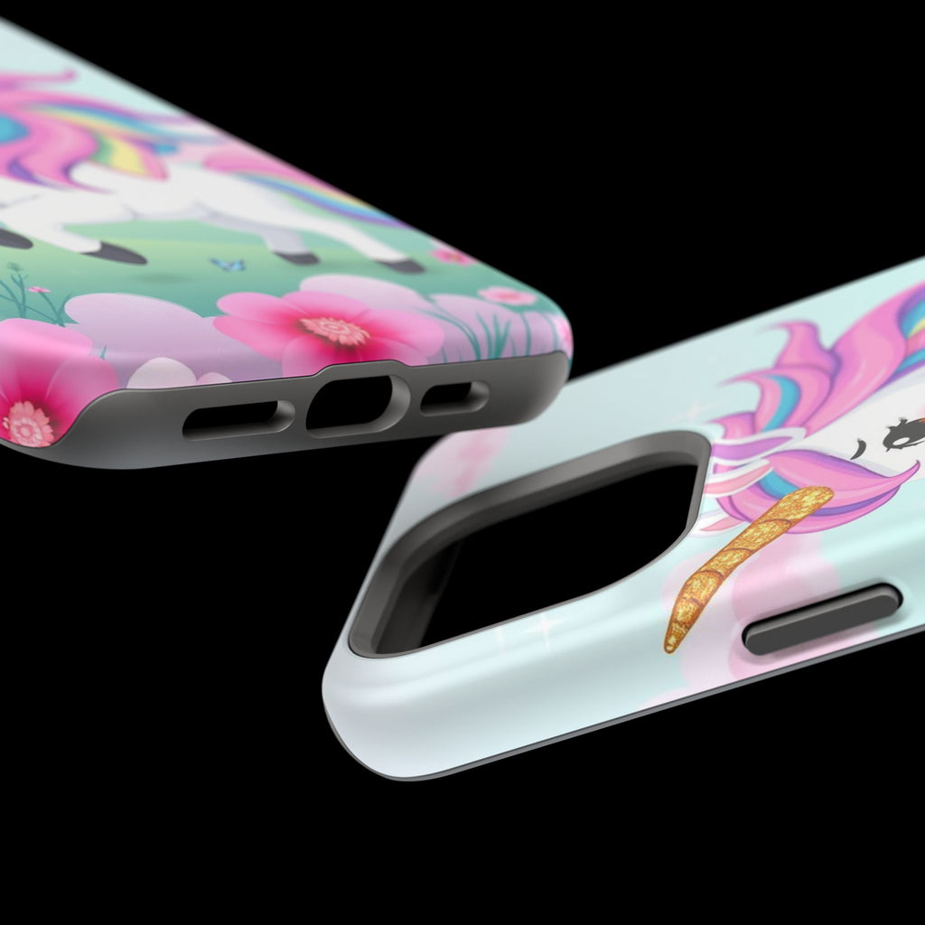 iPhone Rainbow Unicorn Kids Fun Soft iPhone Phone Case Gift Finish · iPhone Case