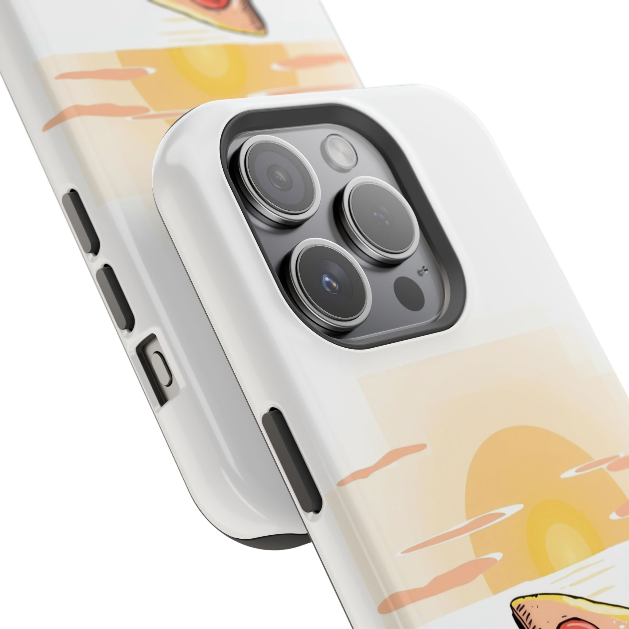 iPhone Earthy Pizza Slice Sunset Design Slim Everyday Designer Case · iPhone Cas