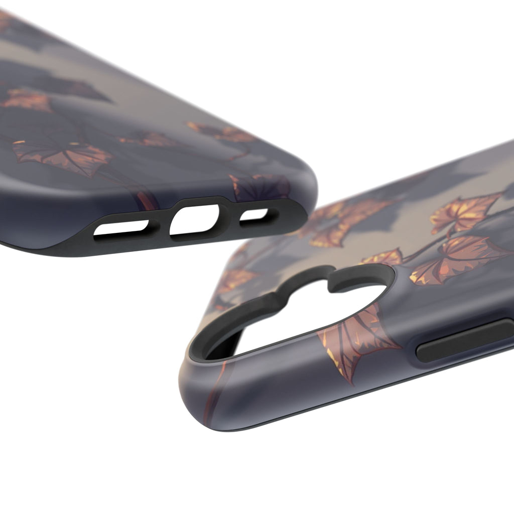 iPhone Charcoal And Copper Art Nouveau Vine Soft iPhone 13 Finish · iPhone Case