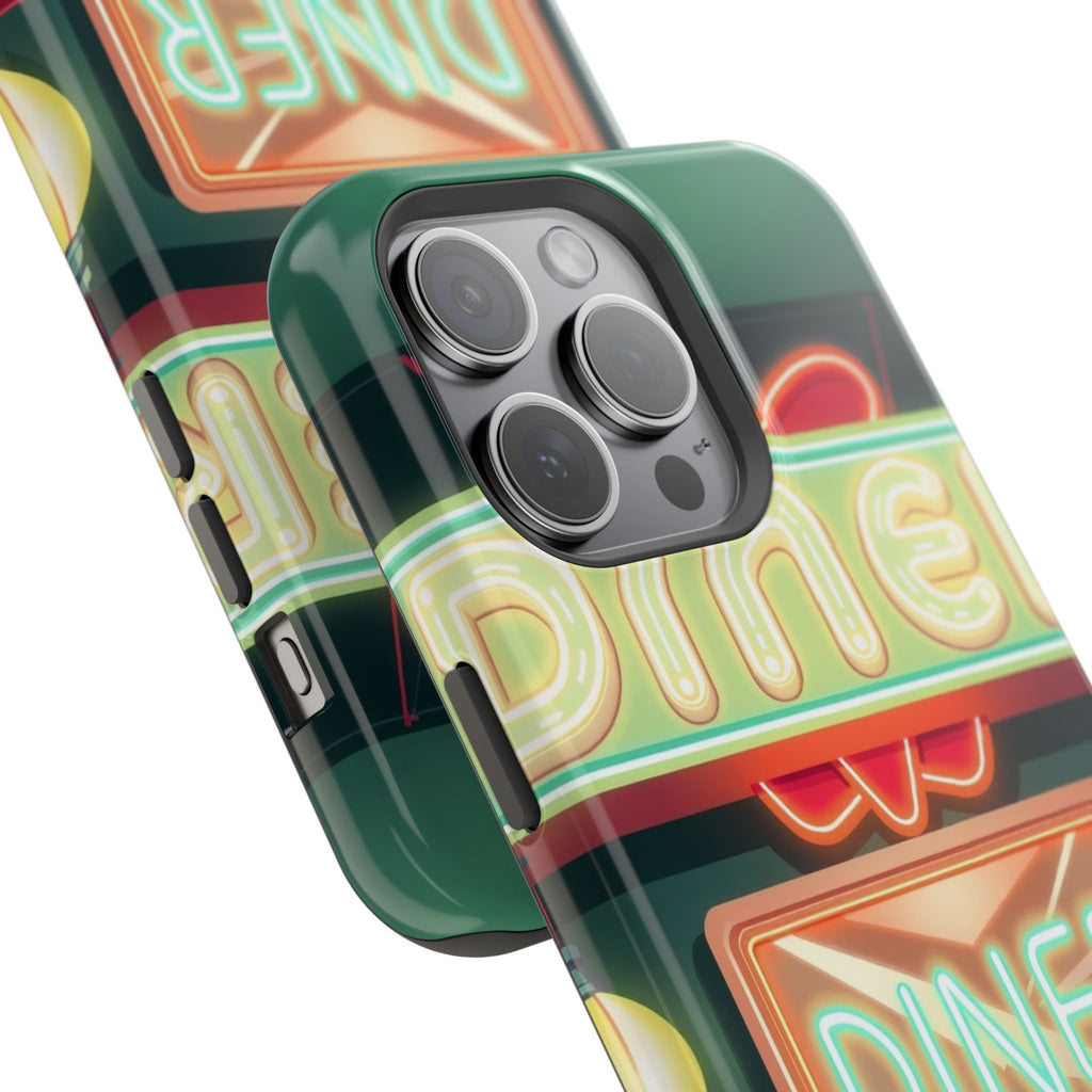 iPhone Neon Diner Sign Mystic Art Bold Modern Everyday Snap Case · iPhone Case