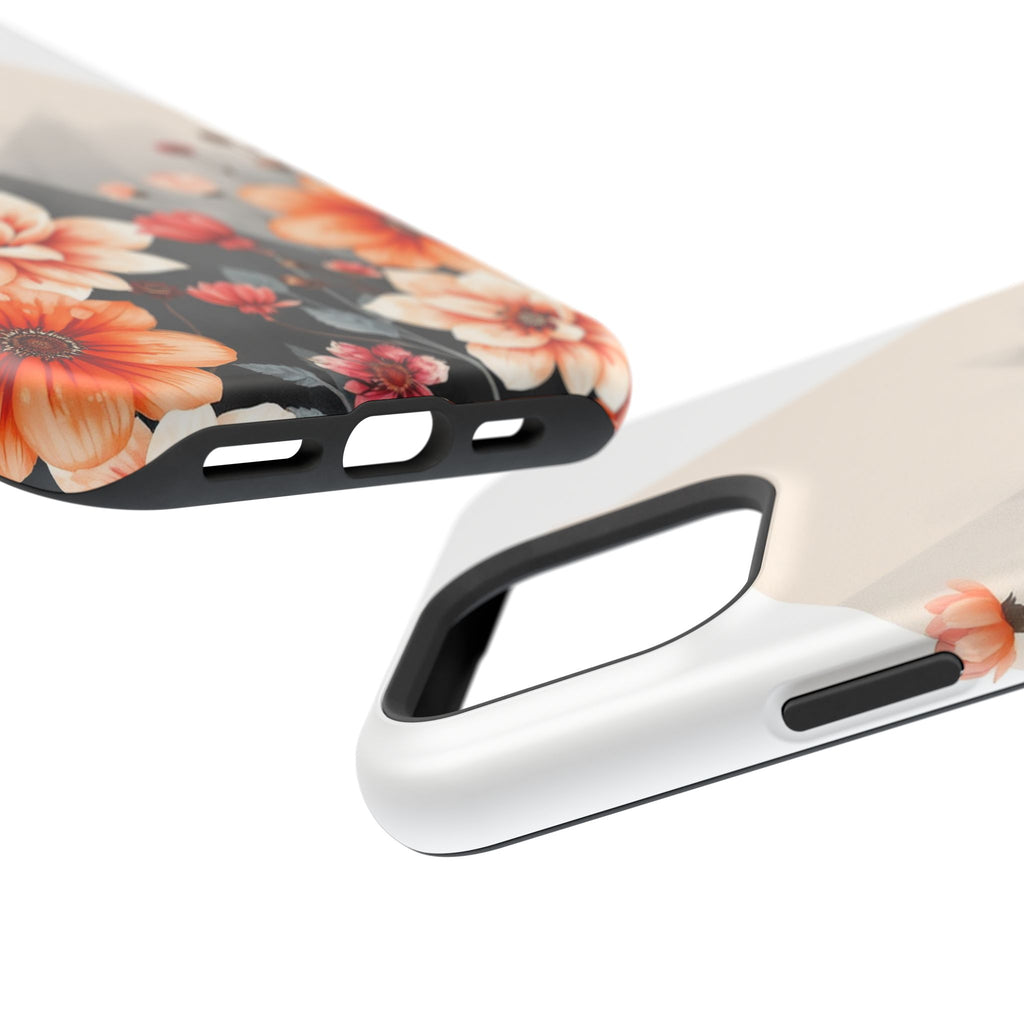 iPhone Floral Geometric Vibrant Design Slim Snap Case · iPhone Case