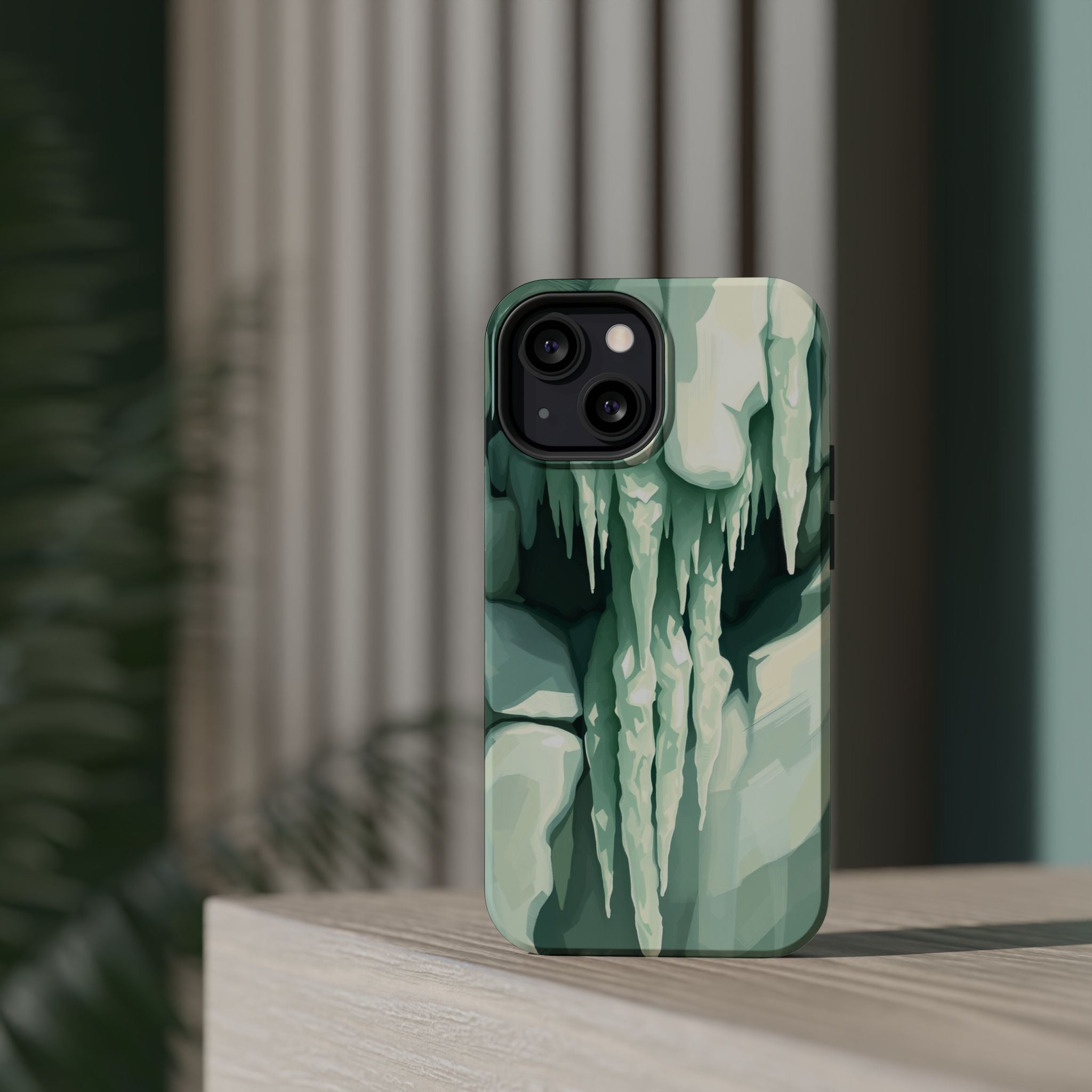 iPhone Earthy Icicle Formation Design Slim Everyday Designer Case · iPhone Case