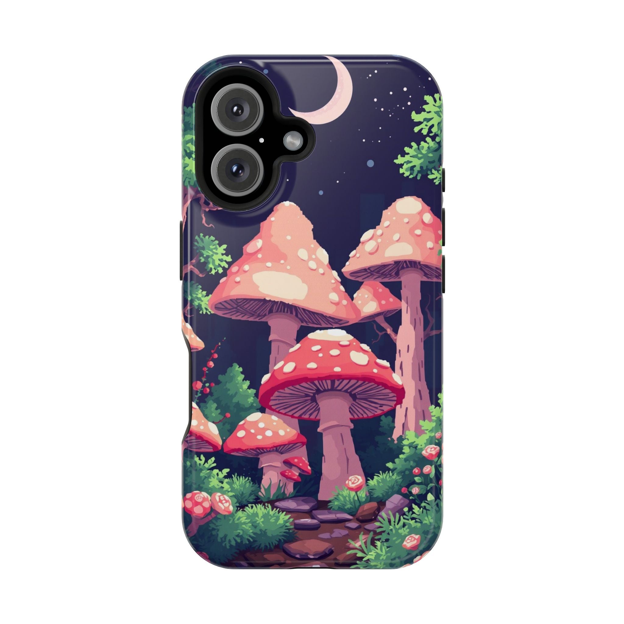 iPhone Mushroom Forest Pixel Art -Bit Slim Everyday Designer Case · iPhone Case