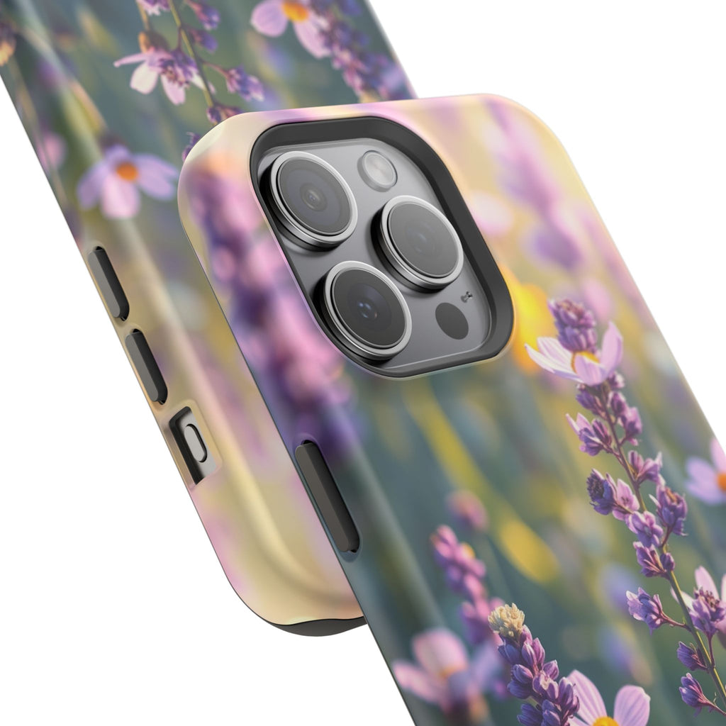 iPhone Lavender And Pearl Wildflower Field Slim iPhone Everyday · iPhone Case