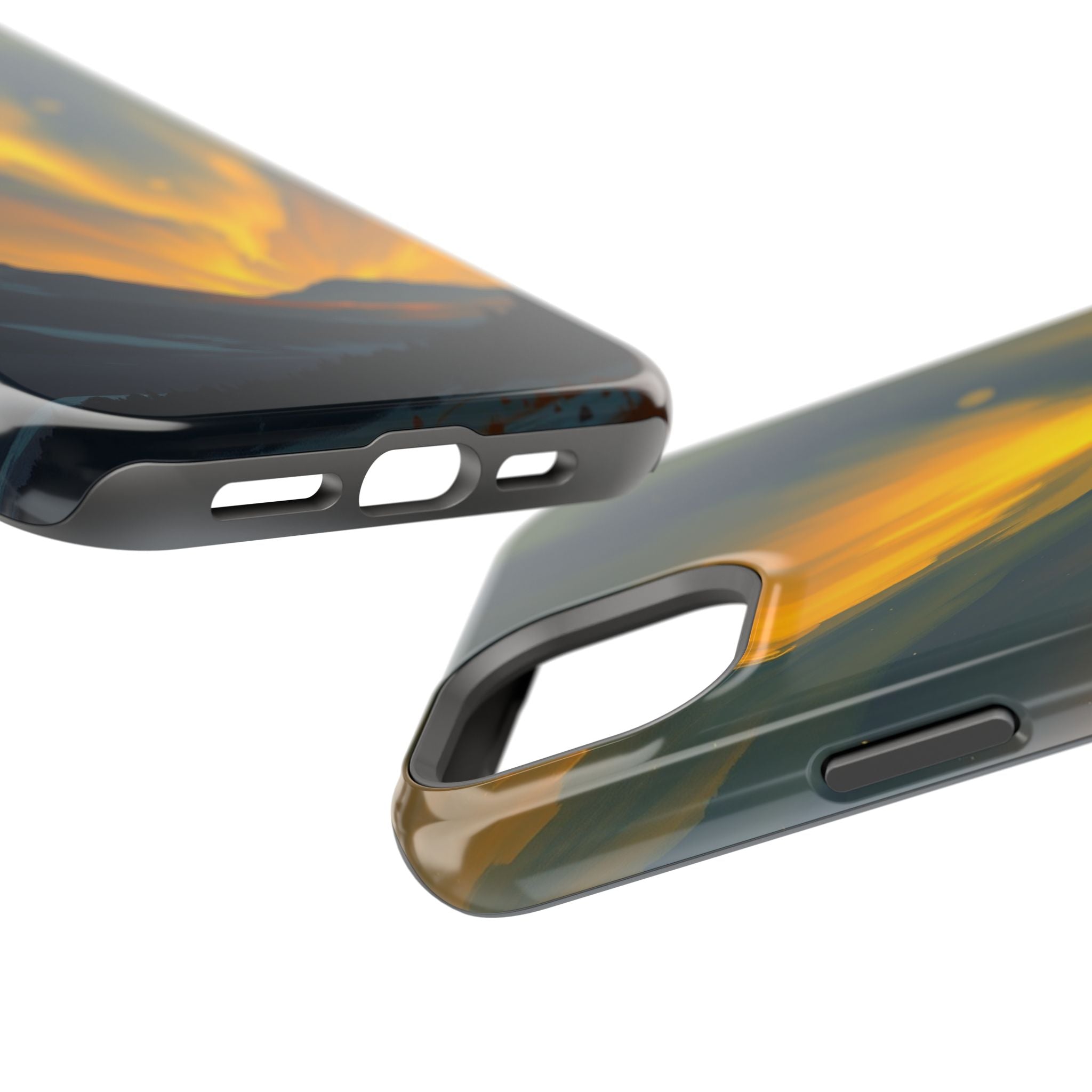 iPhone Serene Northern Lights Design Slim Everyday Designer Case · iPhone Case
