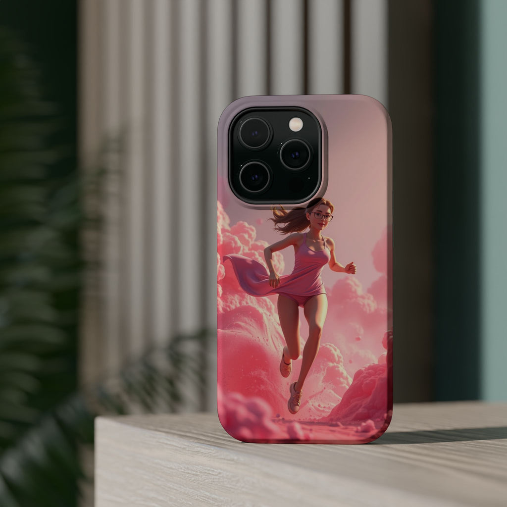 iPhone on Fumes 3D Digital Bold Modern Everyday Snap Case · iPhone Case