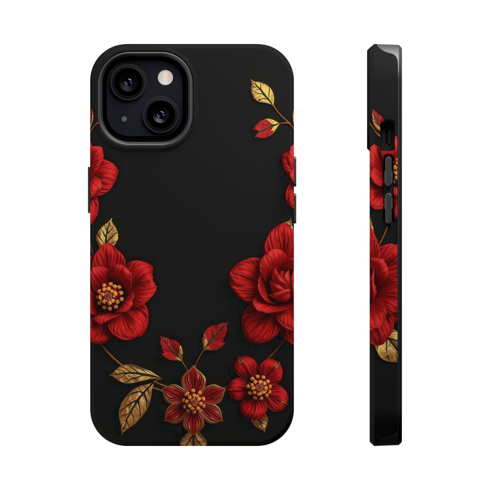 iPhone Floral Gold Foil 3D Digital Bold Modern Everyday Snap Case · iPhone Case