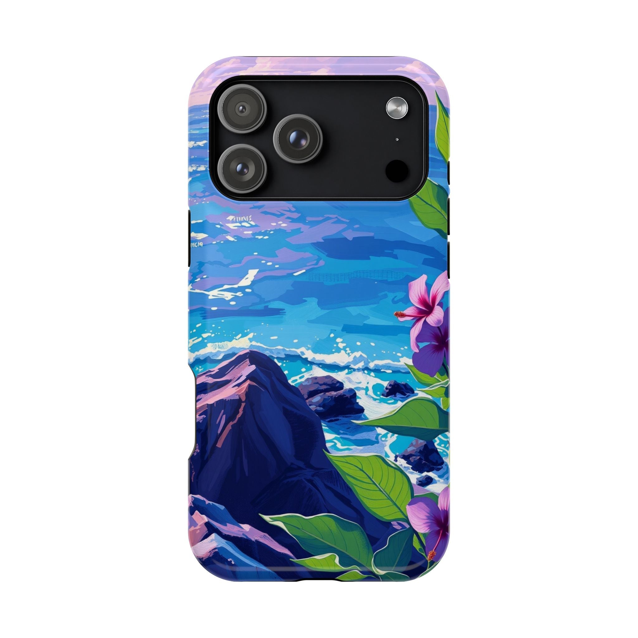 iPhone Hibiscus Coast Enchanted Art Slim Everyday Designer Case · iPhone Case