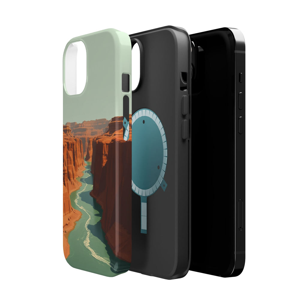 iPhone Burnt Orange And Sand River Canyon Slim iPhone Everyday Designer · iPhone
