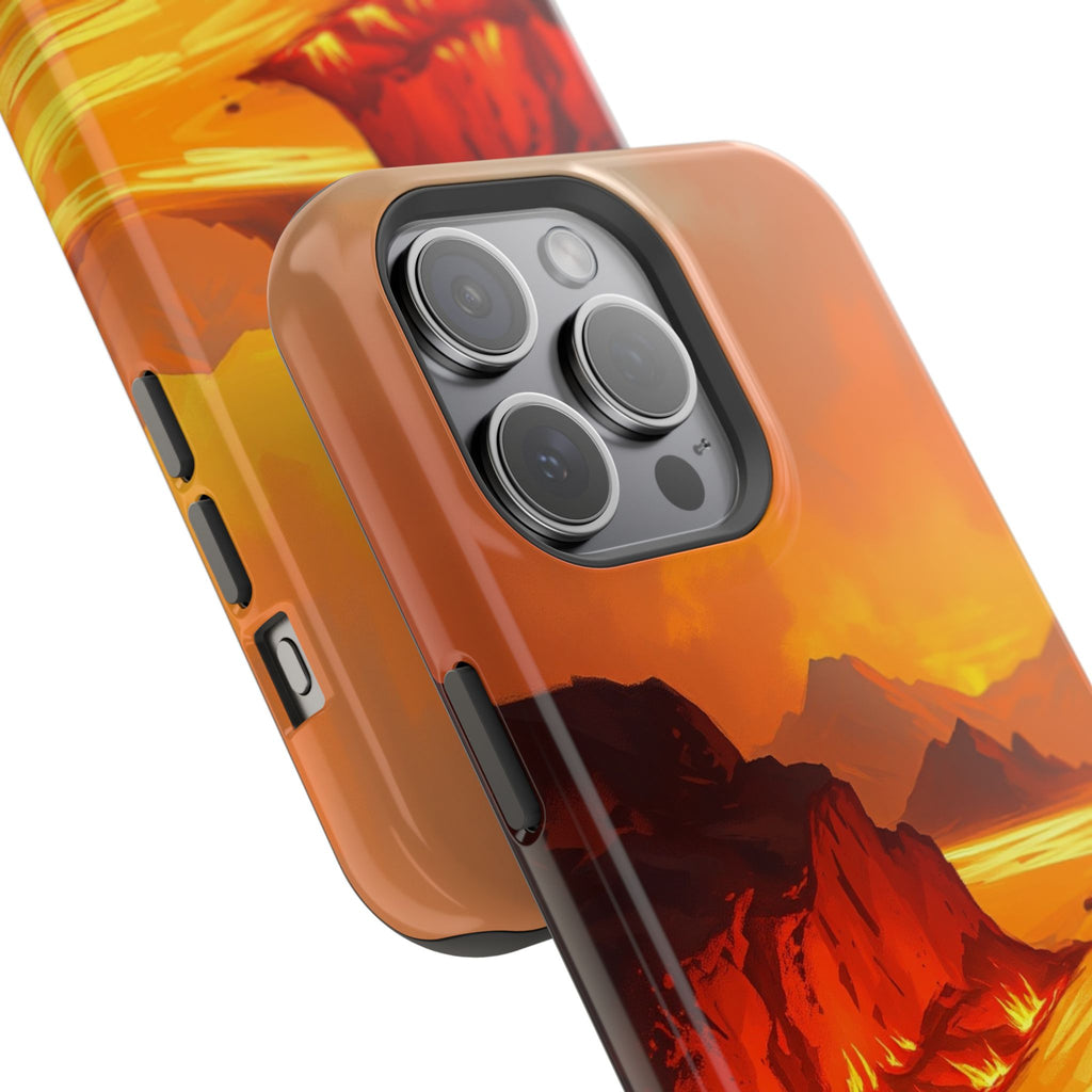 iPhone Burnt Orange And Sand Wildfire Glow Slim iPhone Everyday · iPhone Case