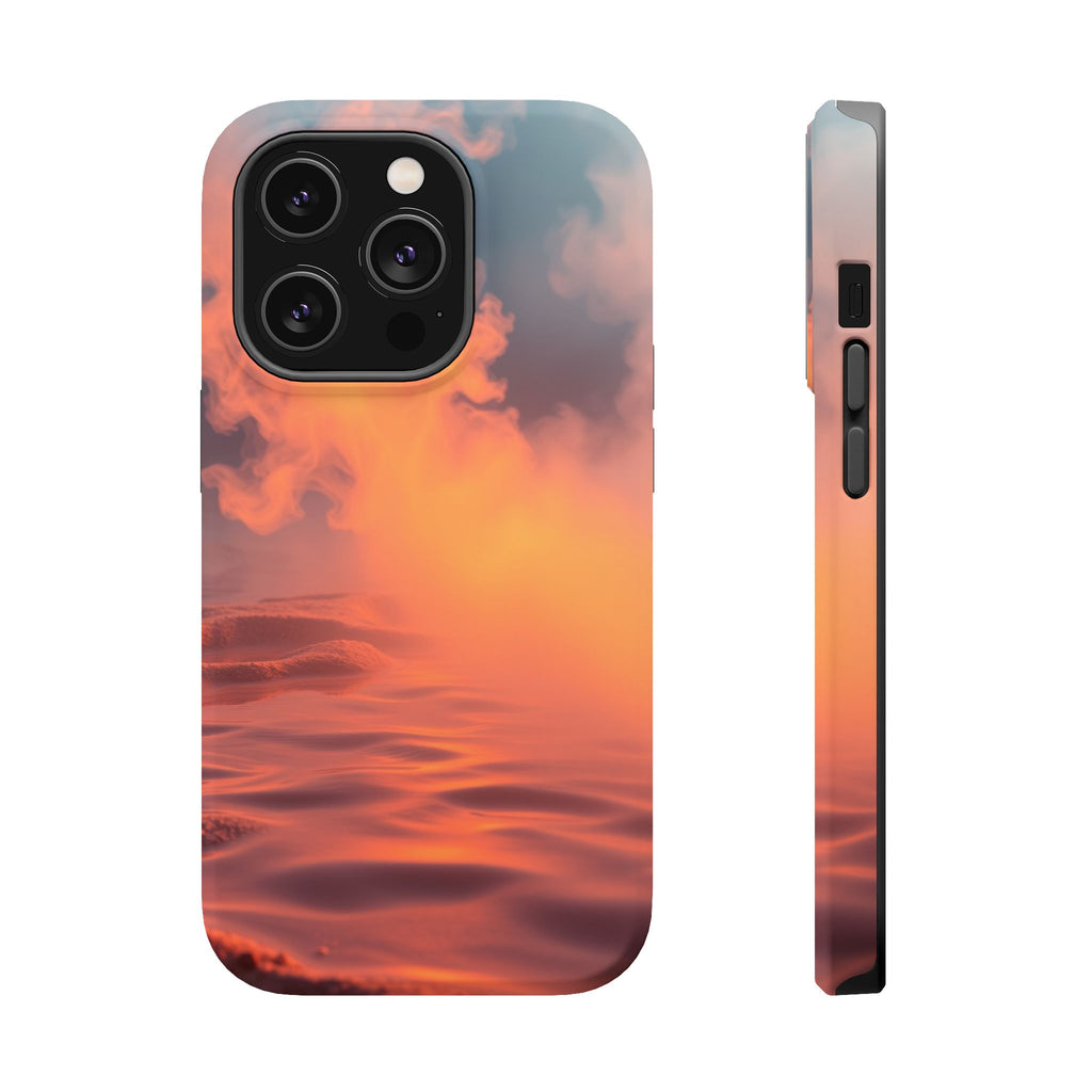 iPhone Burnt Orange And Sand Hot Spring Steam Slim iPhone Everyday · iPhone Case