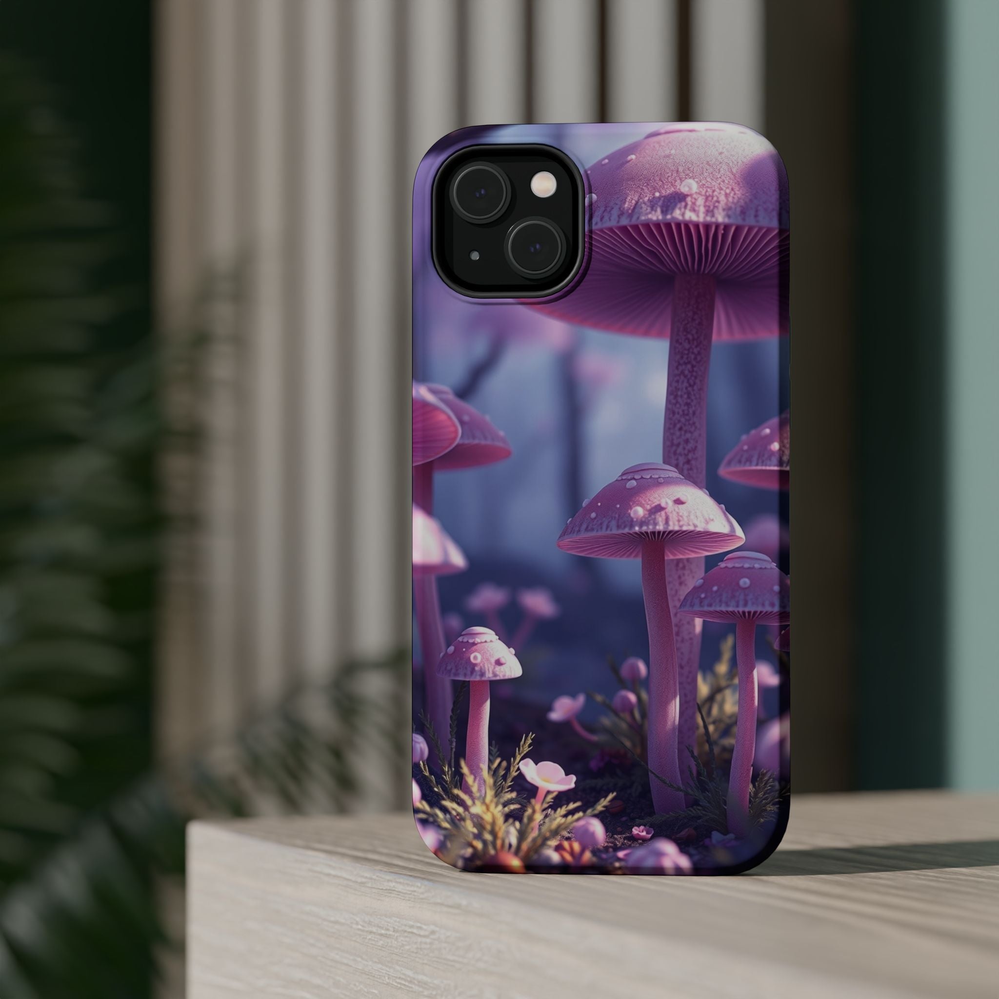iPhone Mushroom Forest Dreamy Ethereal Slim Everyday Designer Case · iPhone Case