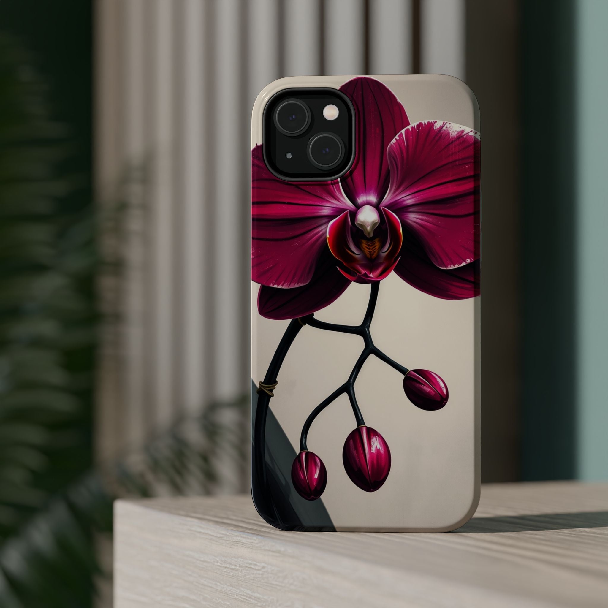 iPhone Orchid Study Enchanted Art Bold Modern Everyday Snap Case · iPhone Case