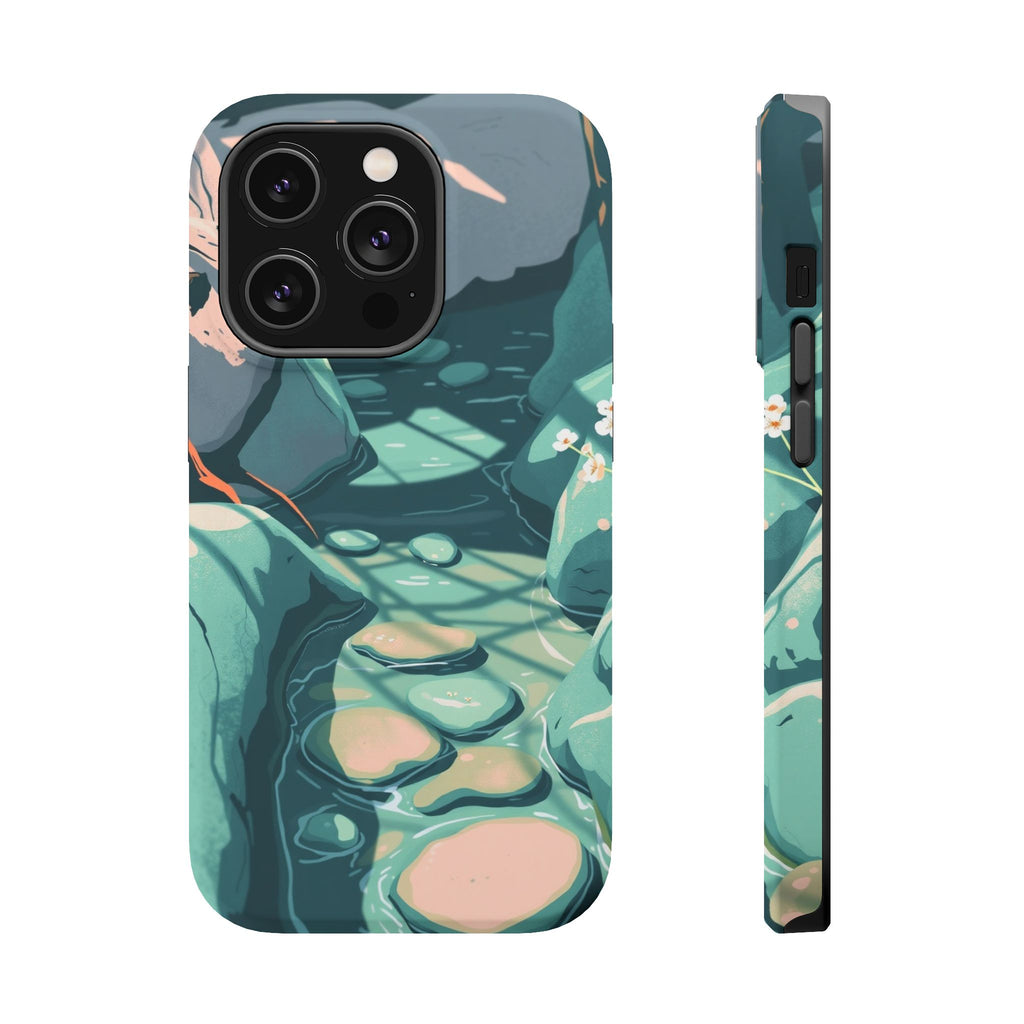 iPhone Vibrant Spring Creek Design 19 Slim Everyday Designer Case · iPhone Case