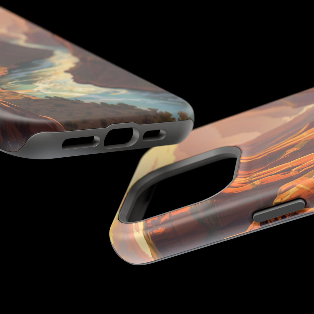iPhone River Canyon Mystic Art Slim Everyday Designer Case · iPhone Case