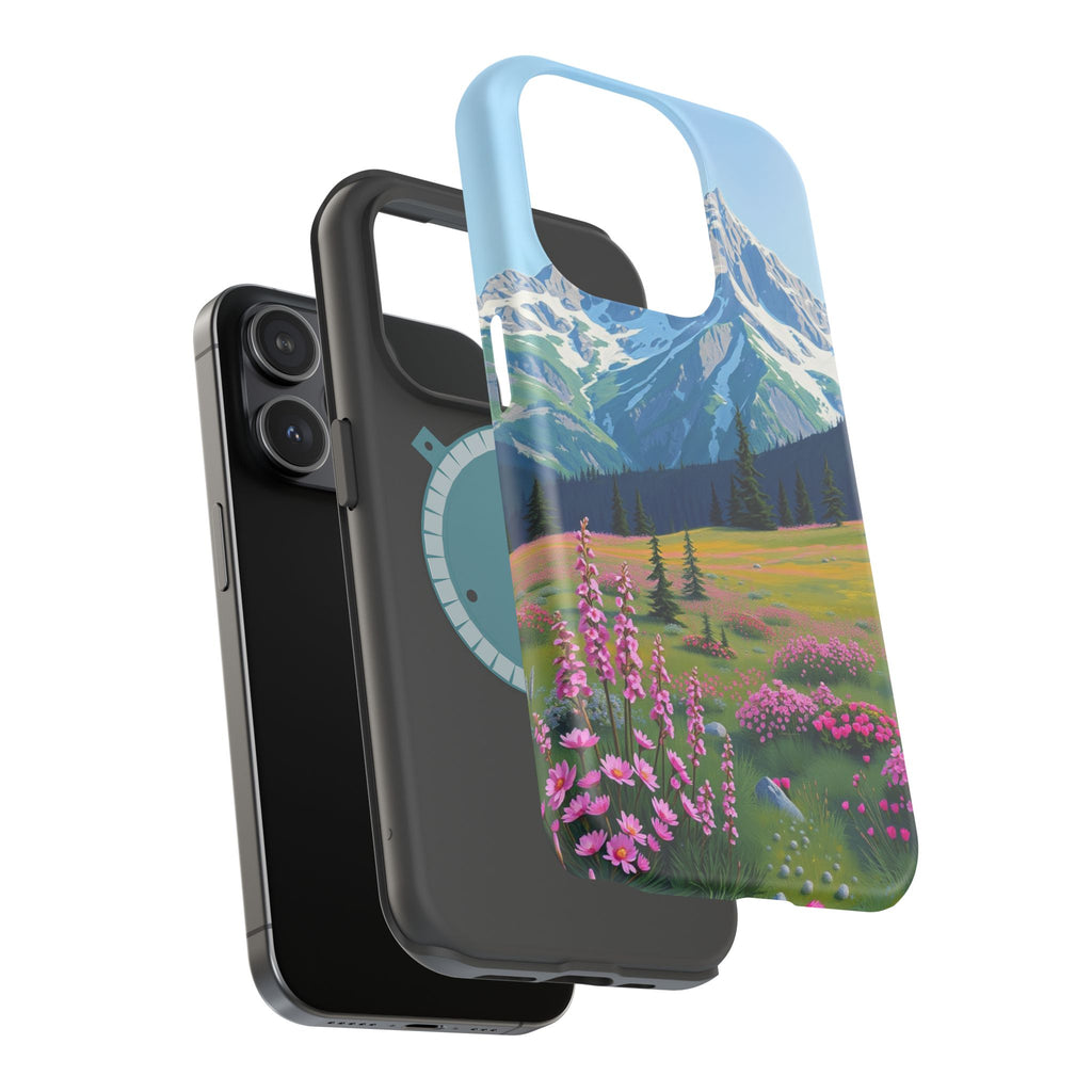 iPhone Earthy Alpine Meadow Design Bold Modern Everyday Snap Case · iPhone Case