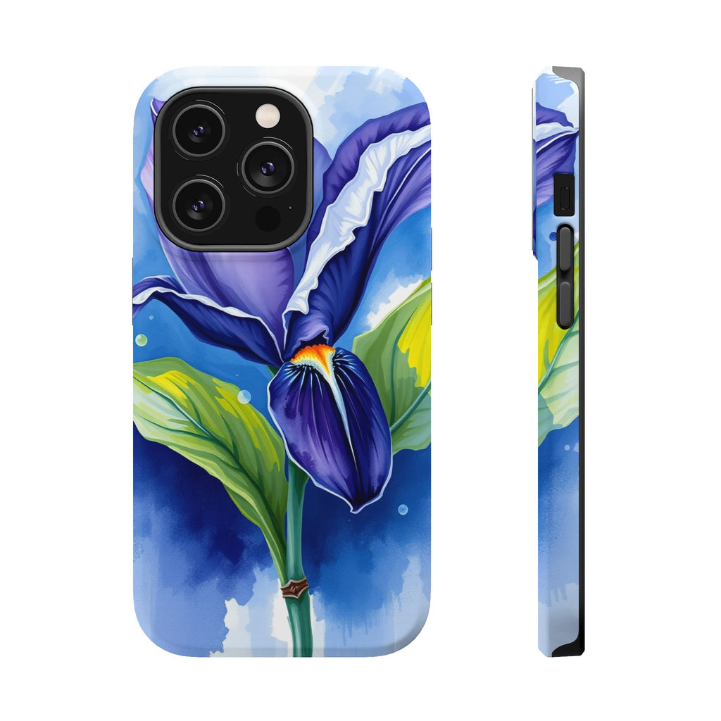 iPhone Indigo And Violet Petal Storm Slim Everyday Designer Case · iPhone Case