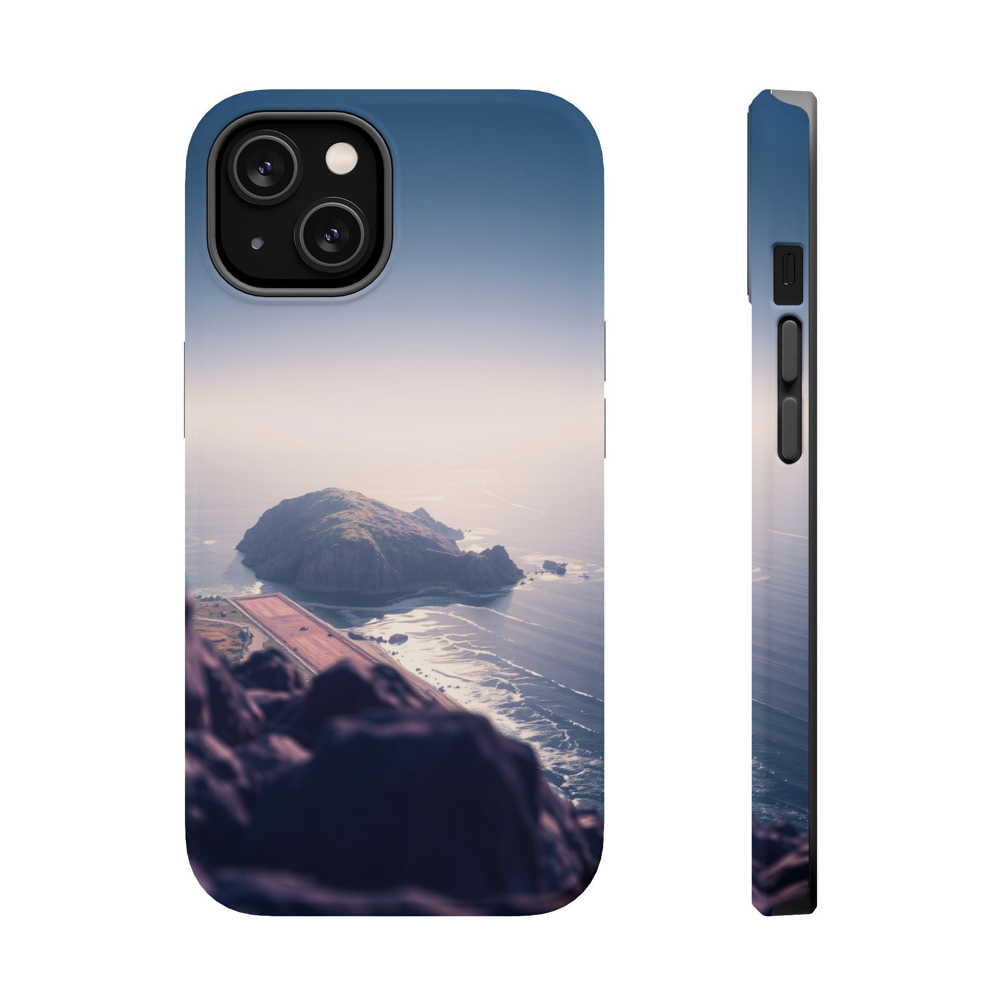 iPhone Shoreline Aerial Enchanted Art Slim Everyday Designer Case · iPhone Case