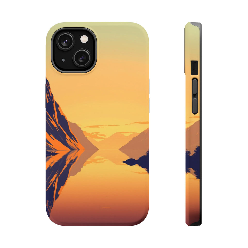 iPhone Fjord Reflection Pop Art Bold Slim Everyday Designer Case · iPhone Case