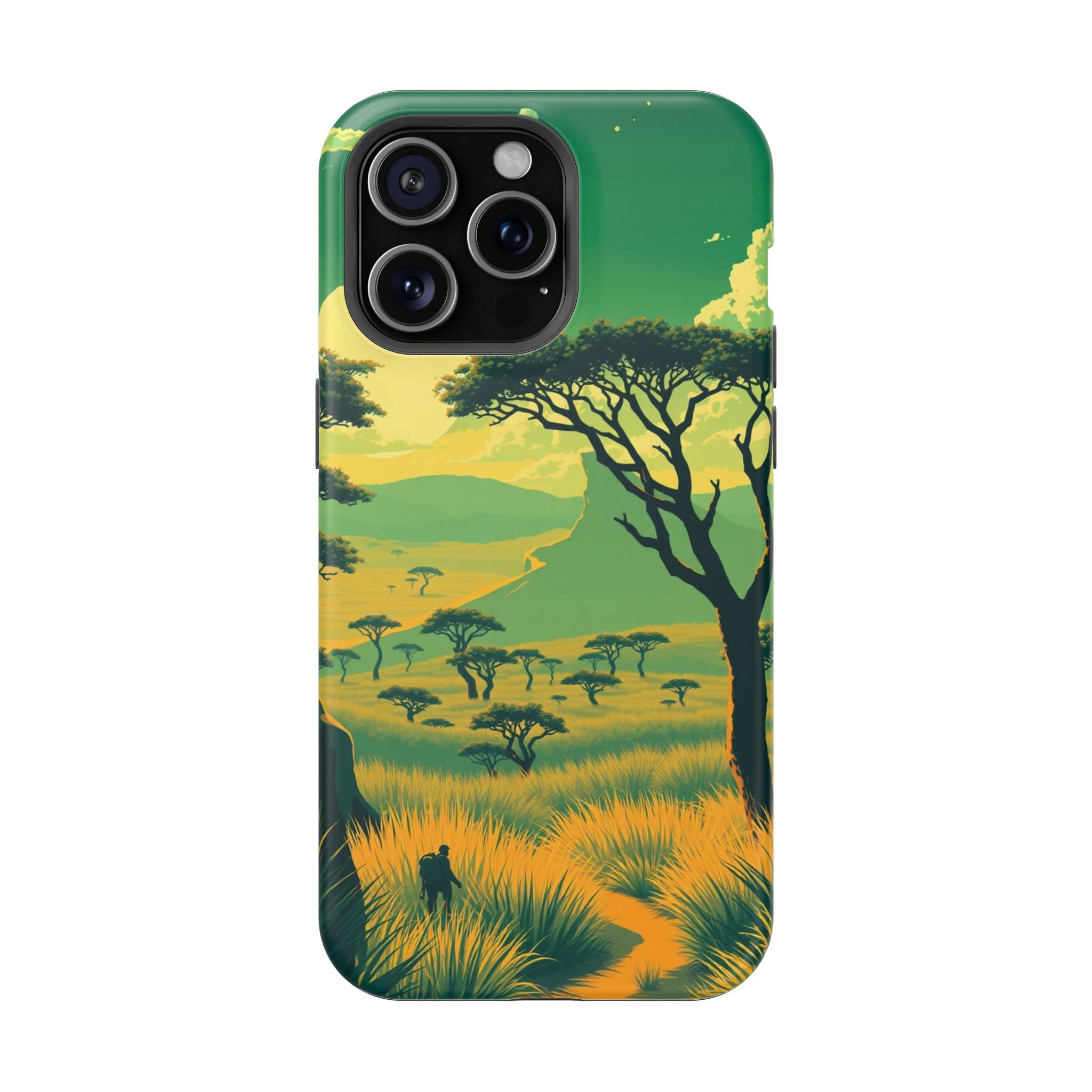 iPhone Savanna Horizon Pixel Art -Bit Slim Everyday Designer Case · iPhone Case