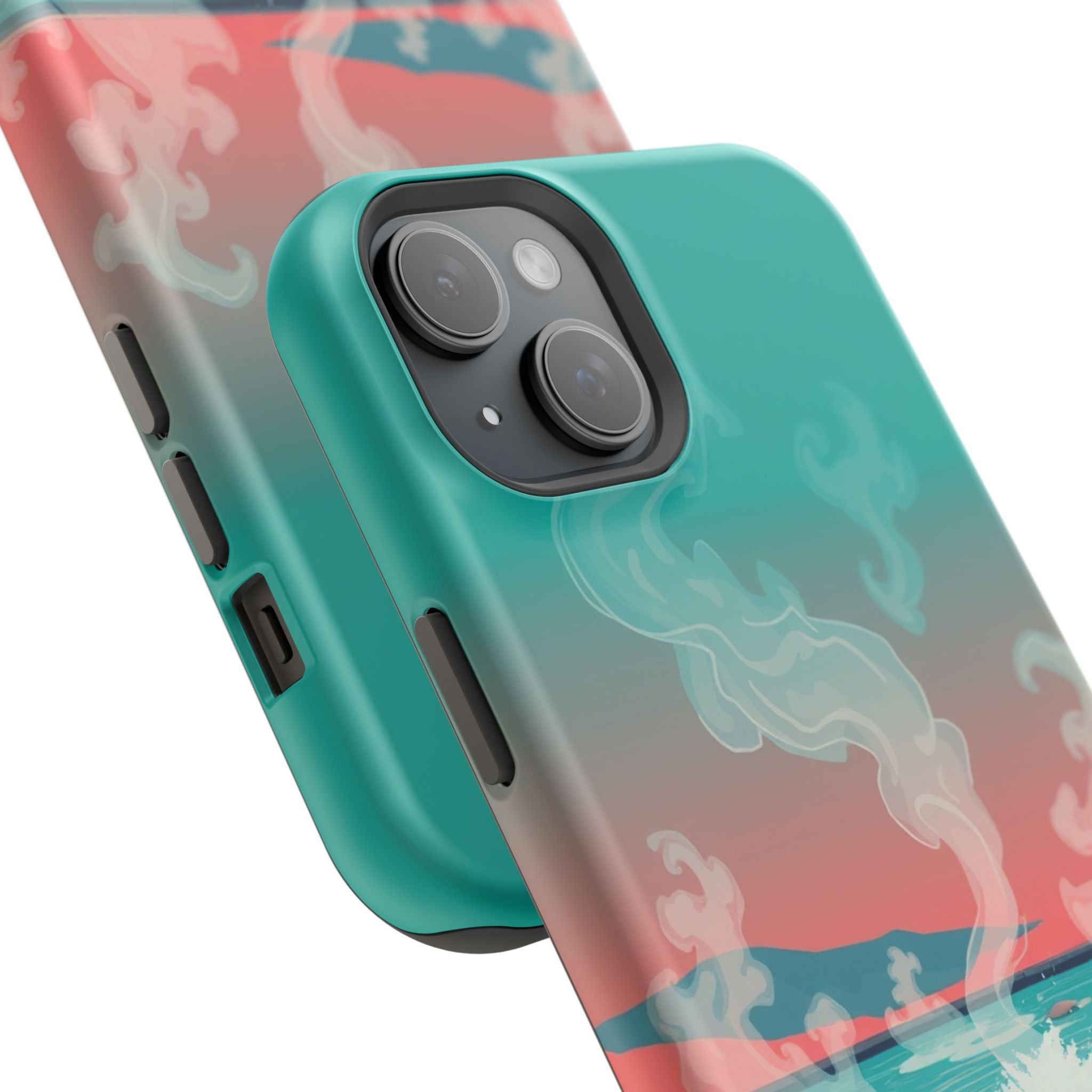iPhone Hot Spring Steam Pop Art Bold Slim Everyday Designer Case · iPhone Case