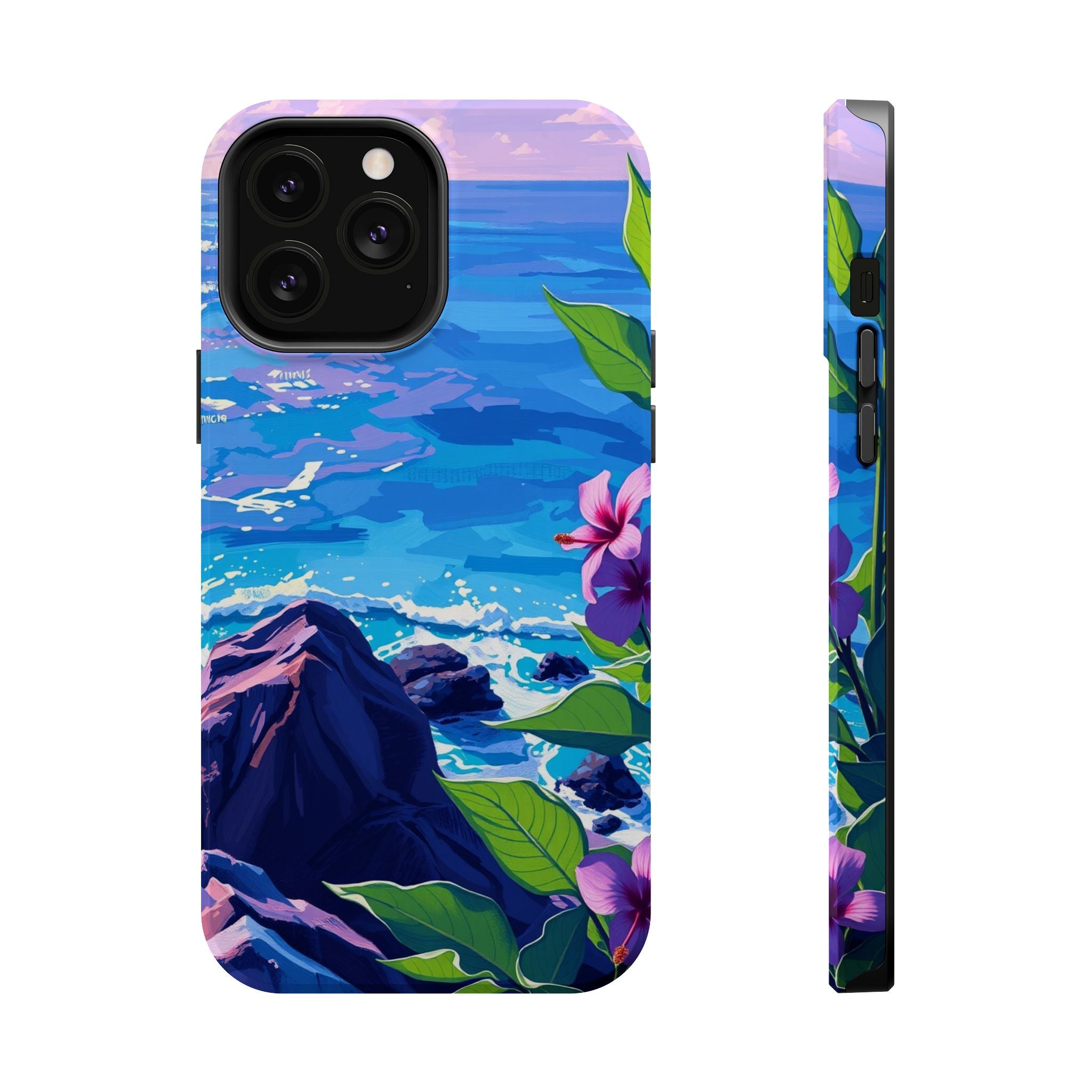 iPhone Hibiscus Coast Enchanted Art Slim Everyday Designer Case · iPhone Case