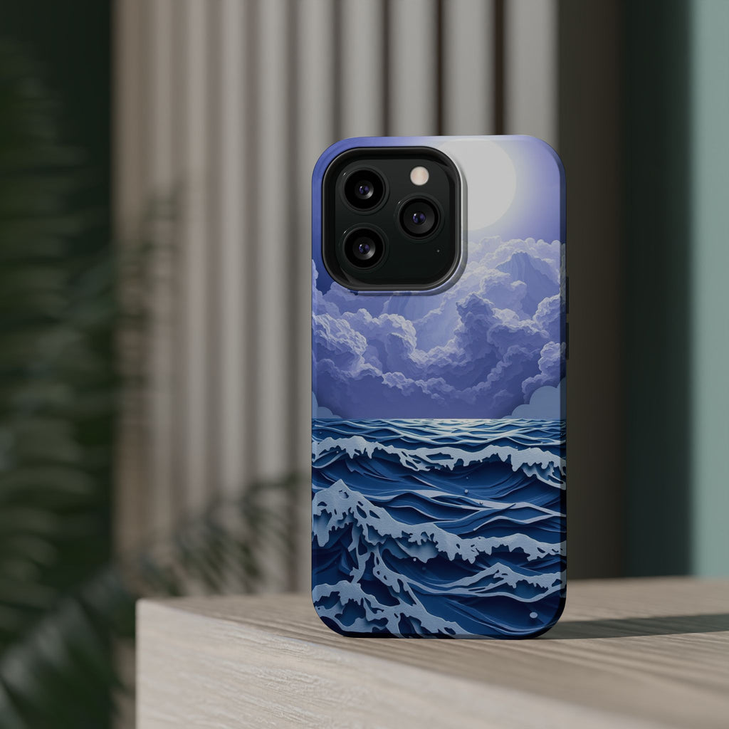 iPhone Storm at Sea Enchanted Art Bold Modern Everyday Snap Case · iPhone Case