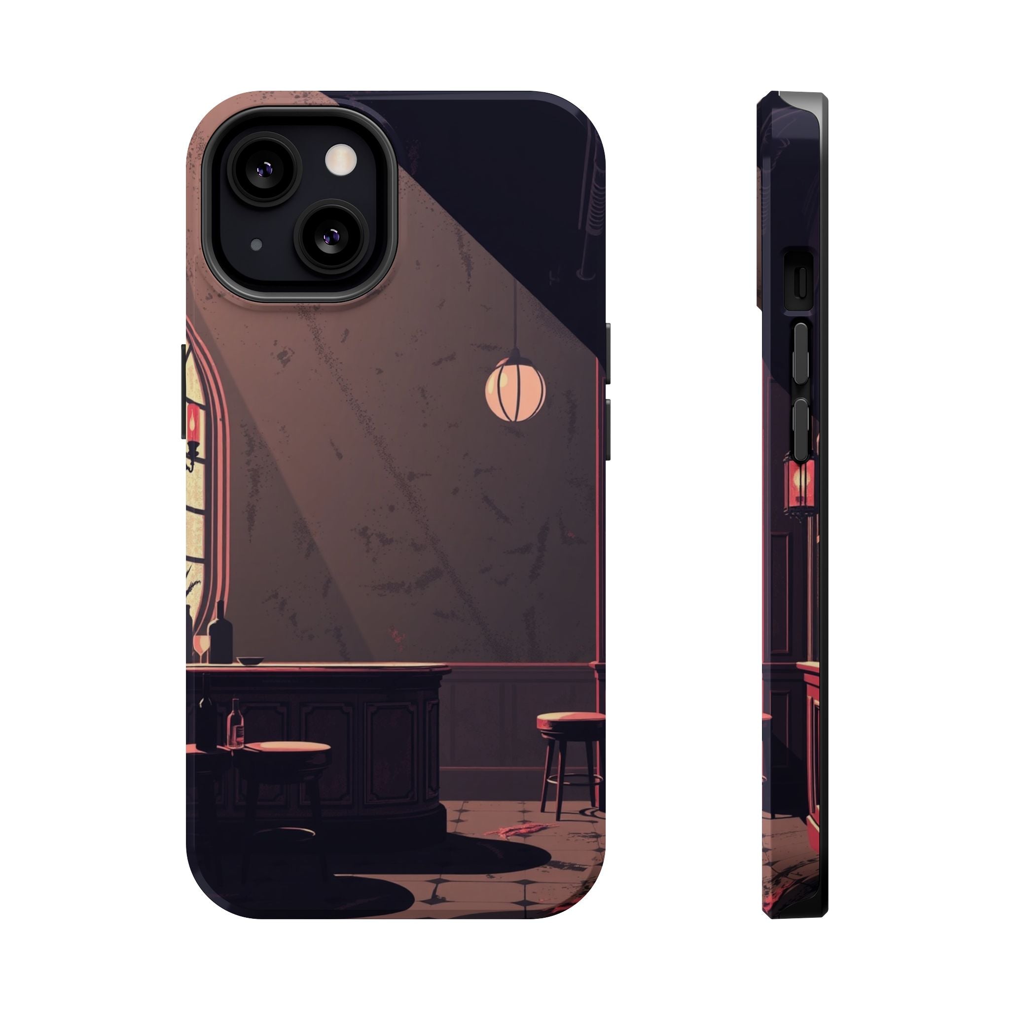 iPhone Speakeasy Dark Grunge Distressed Slim Everyday Designer Case · iPhone Cas