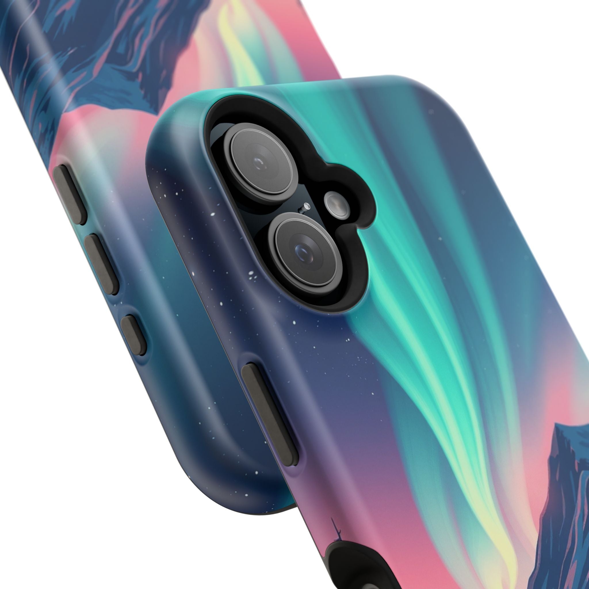iPhone Mint And Blush Northern Lights Slim Everyday iPhone 18 Designer · iPhone