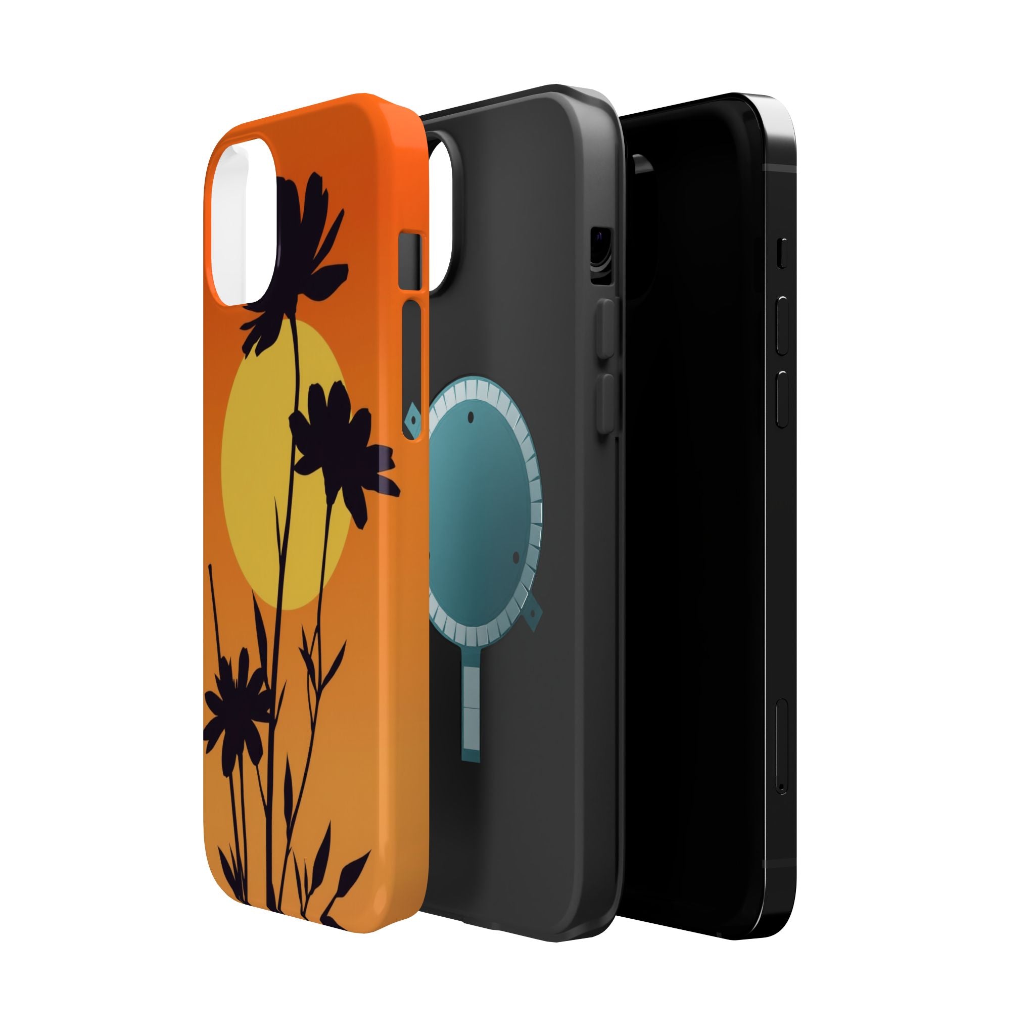 iPhone Vibrant Floral Silhouette Design Slim Everyday iPhone Designer · iPhone C