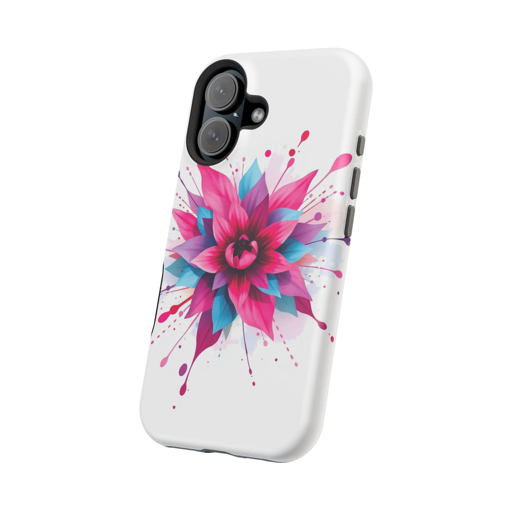 iPhone Floral Watercolor Splash Electric Art Slim iPhone Everyday · iPhone Case