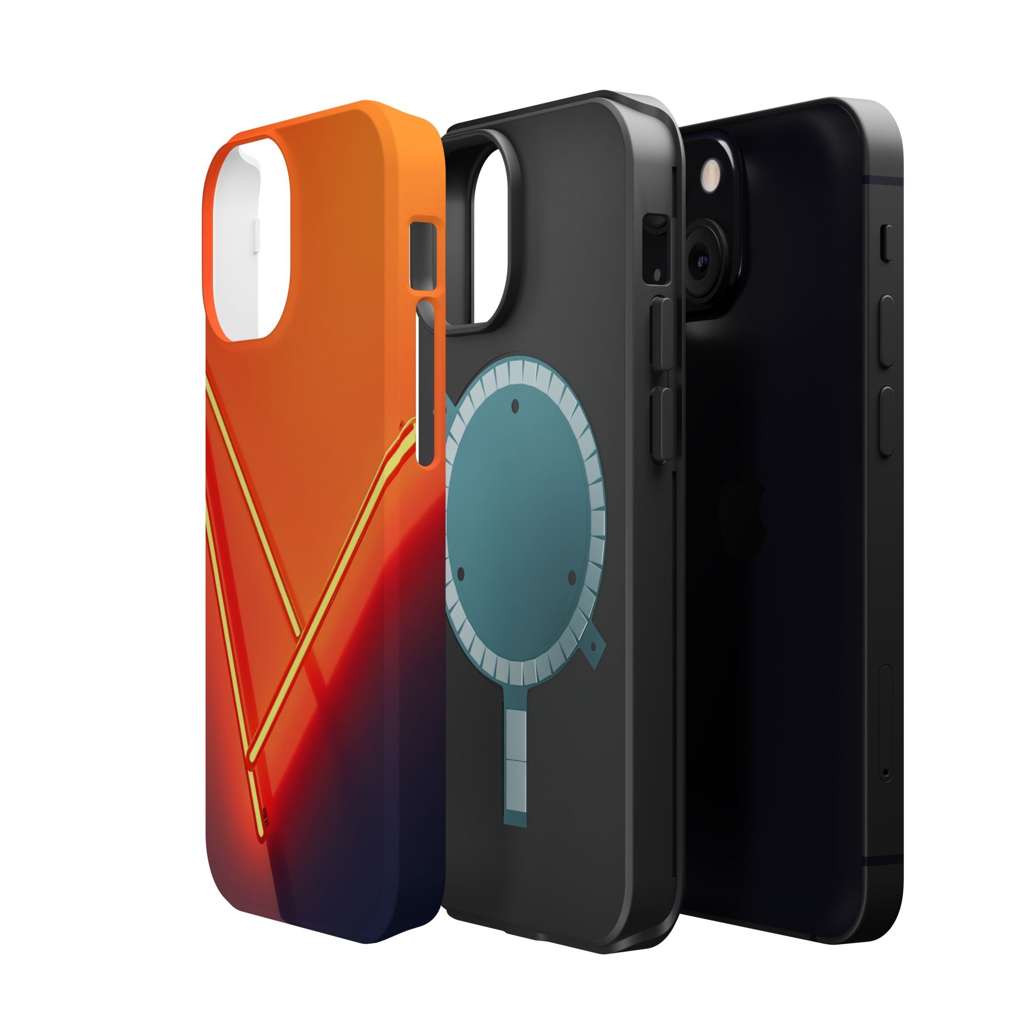iPhone Neon Geometry Vibrant Watercolor Slim Everyday iPhone Designer · iPhone C